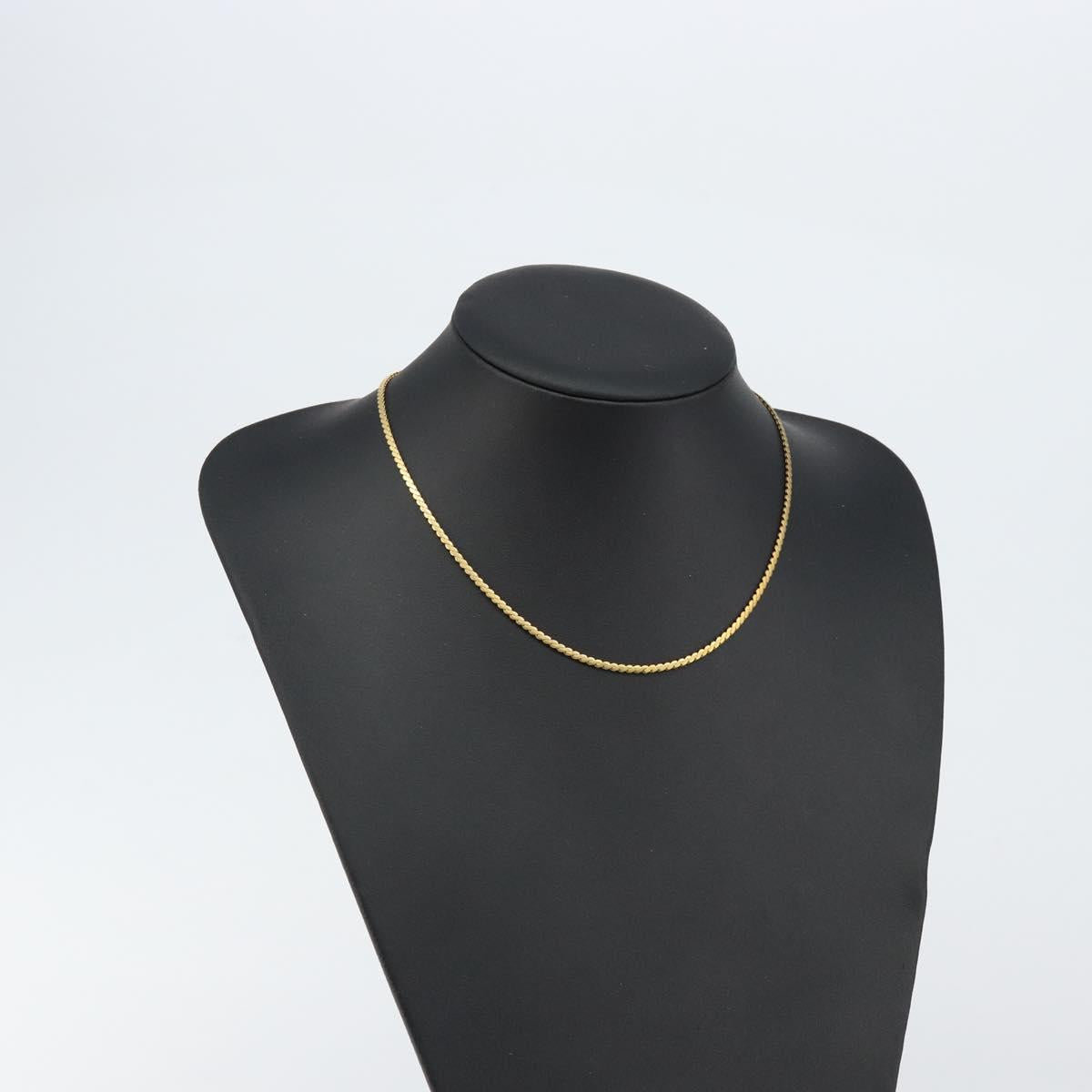 GIVENCHY Necklace metal Gold Auth am9376