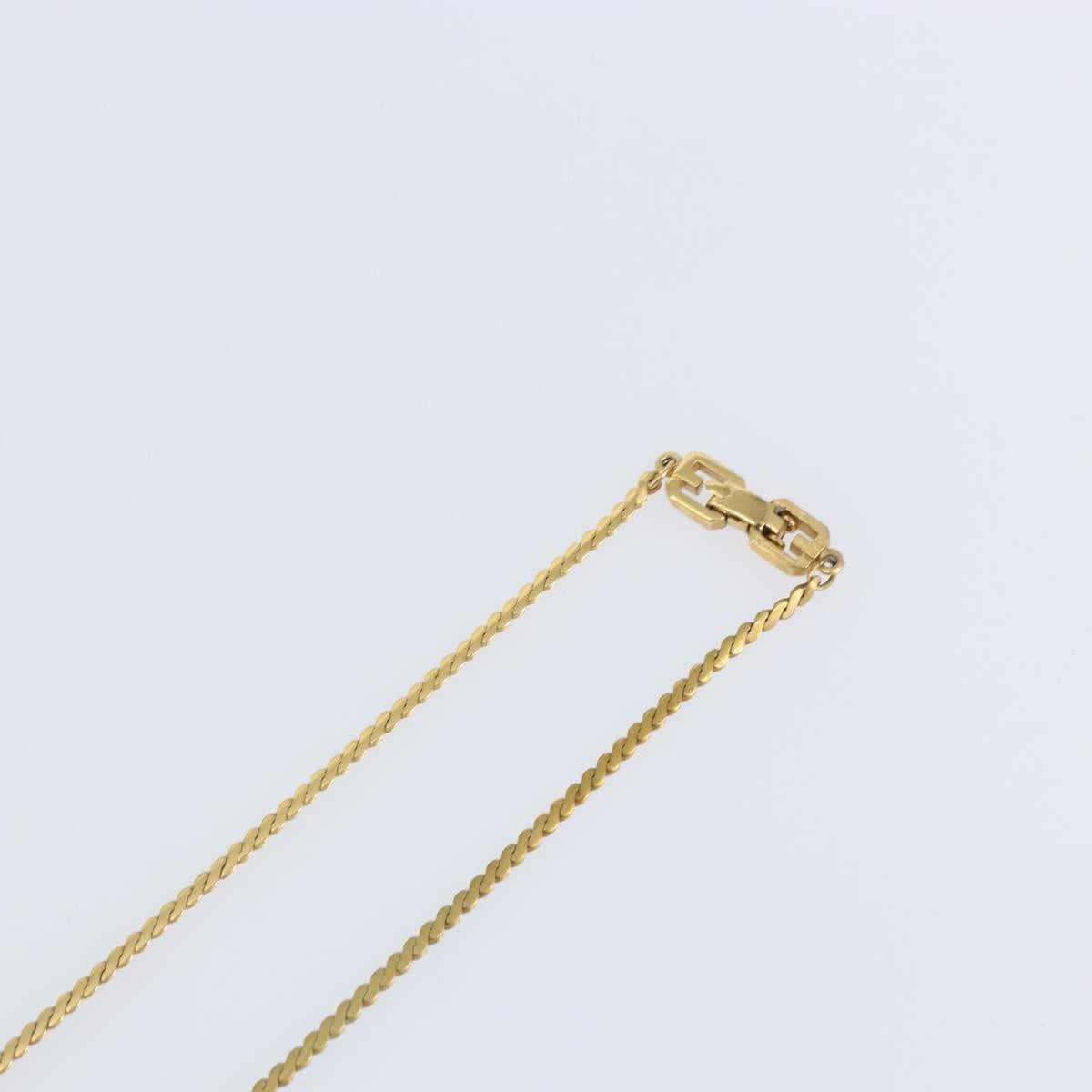 GIVENCHY Necklace metal Gold Auth am9376