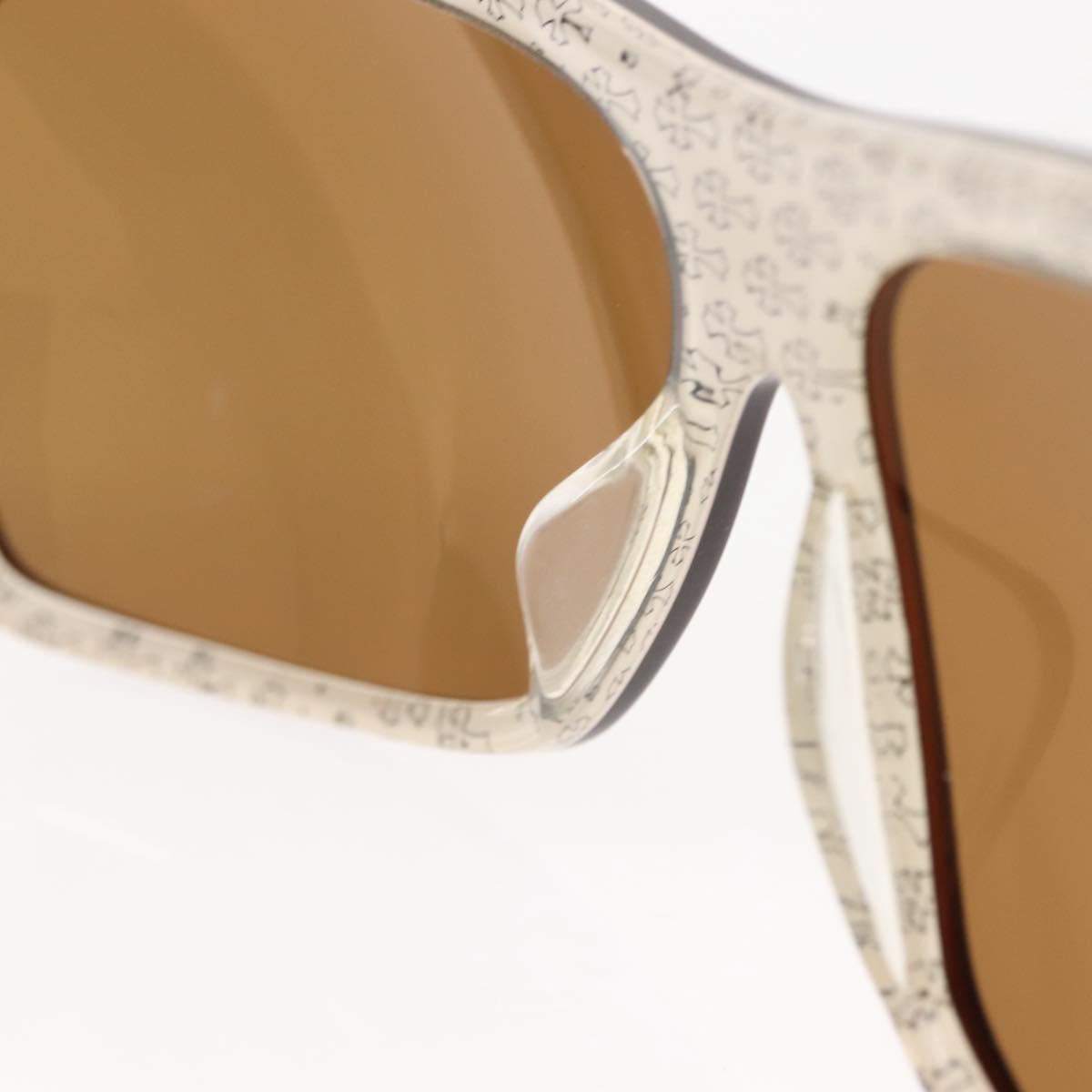 Chrome Hearts CH Plus Sunglasses plastic Brown Auth am9388V
