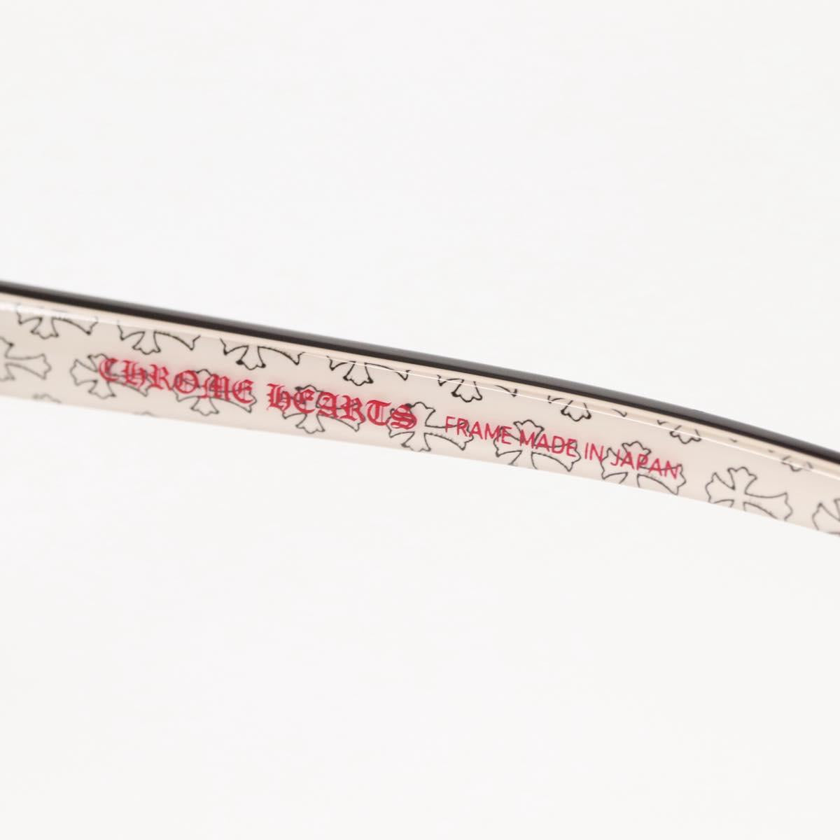 Chrome Hearts CH Plus Sunglasses plastic Brown Auth am9388V