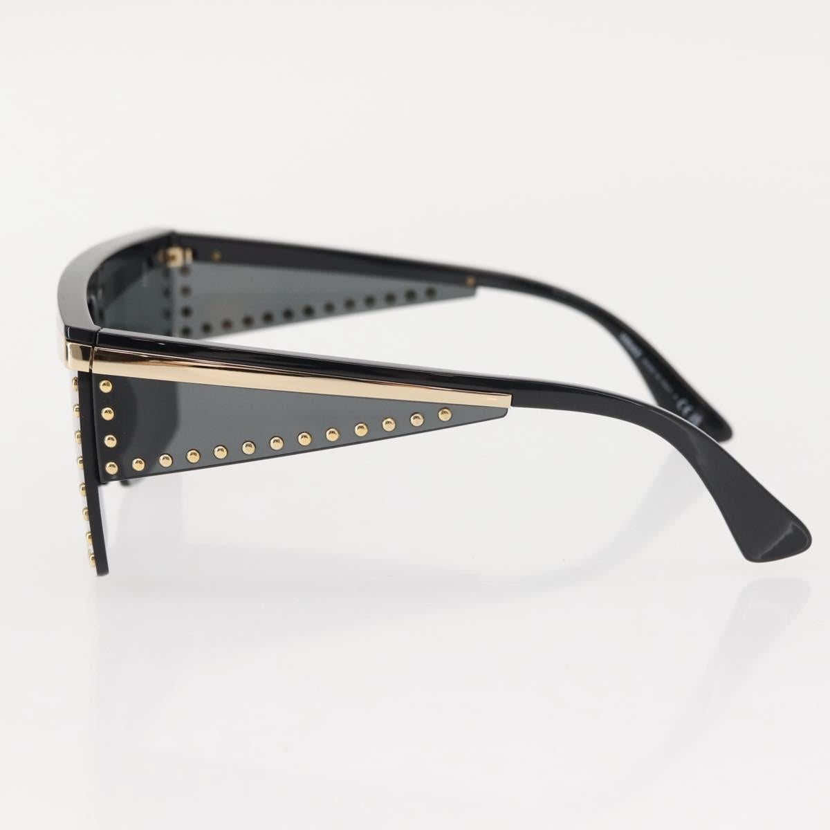 VERSACE Sunglasses plastic Black Gold Auth am9389V