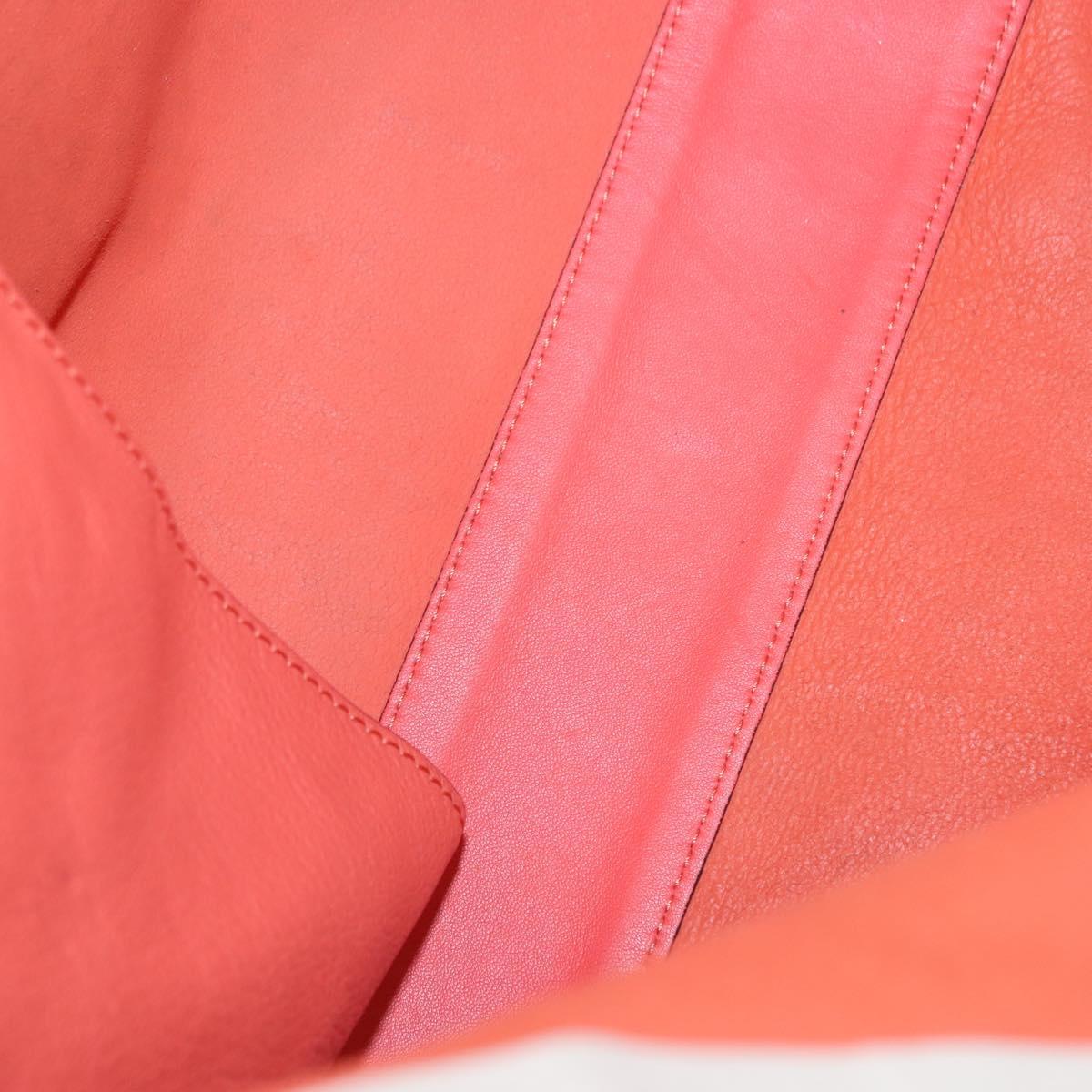 Chloe Dylan Tote Bag Leather Gold salmon pink Auth am9397