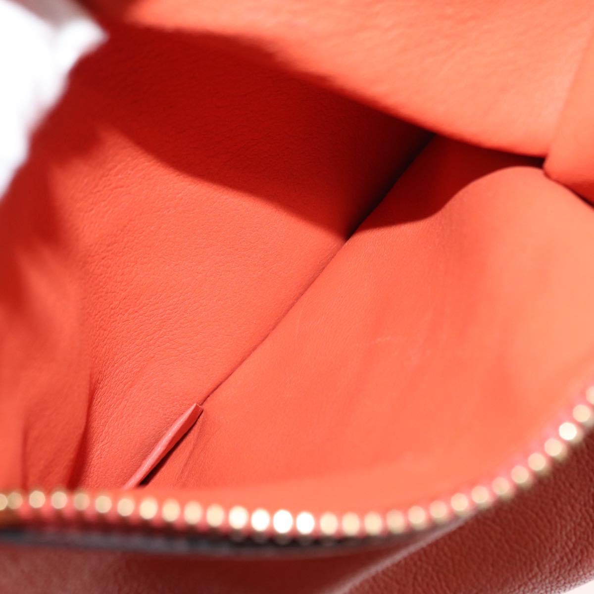 Chloe Dylan Tote Bag Leather Gold salmon pink Auth am9397