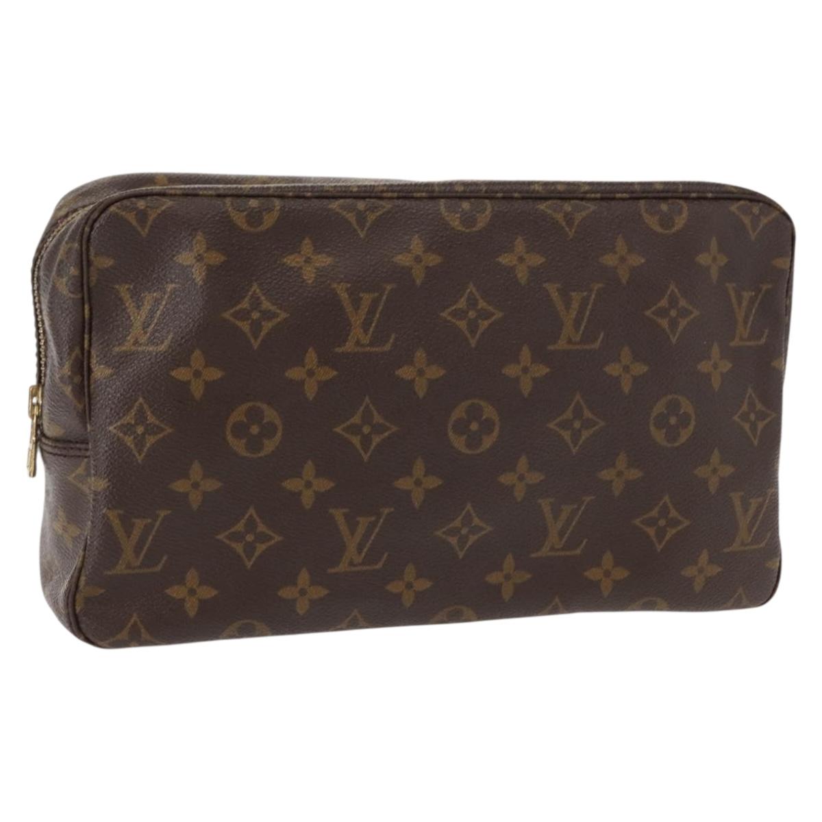 LOUIS VUITTON Monogram Trousse Toilette 28 Clutch Bag M47522 LV Auth am9404