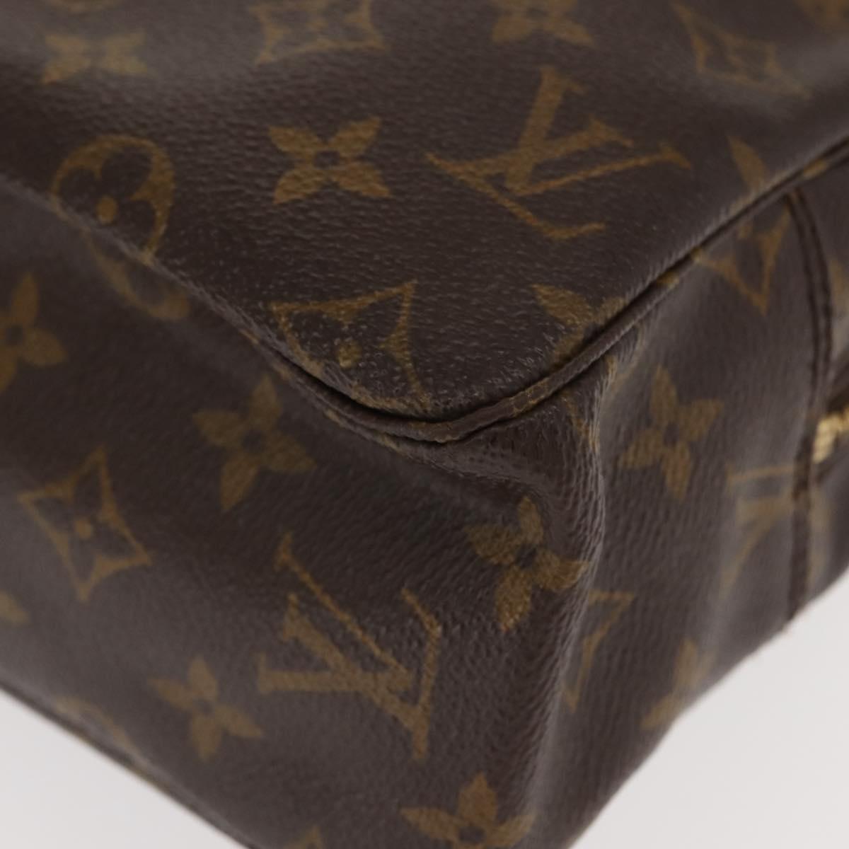 LOUIS VUITTON Monogram Trousse Toilette 28 Clutch Bag M47522 LV Auth am9404