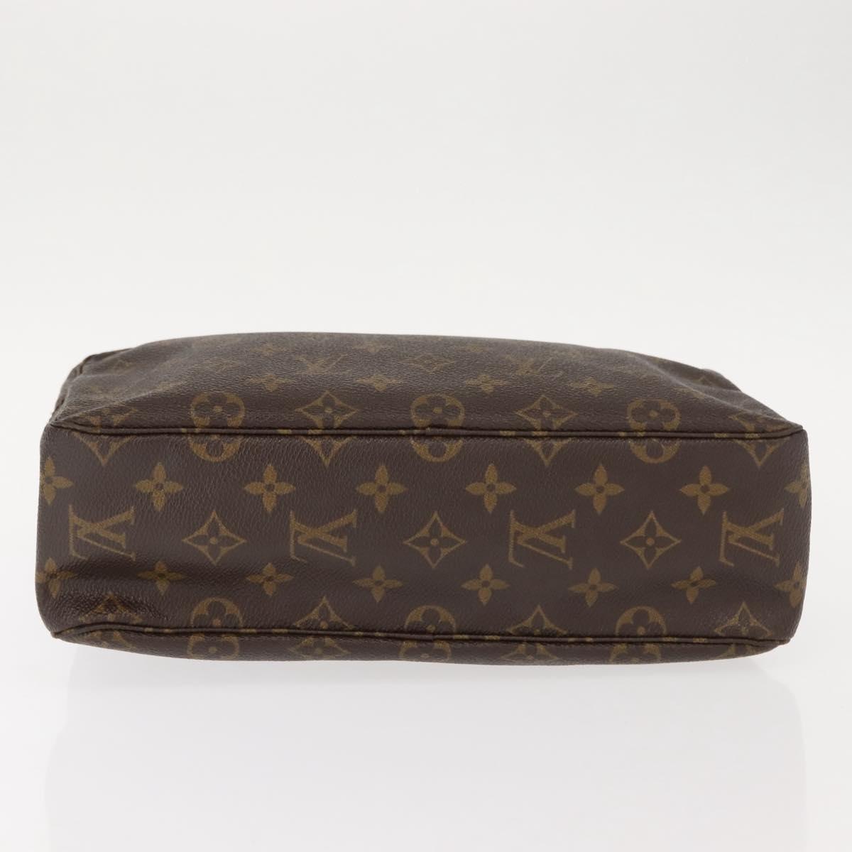 LOUIS VUITTON Monogram Trousse Toilette 28 Clutch Bag M47522 LV Auth am9404