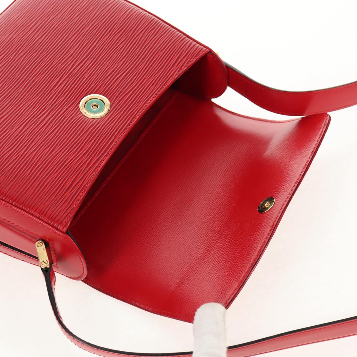 LOUIS VUITTON Epi Bushi Shoulder Bag Red M52207 LV Auth am9421V