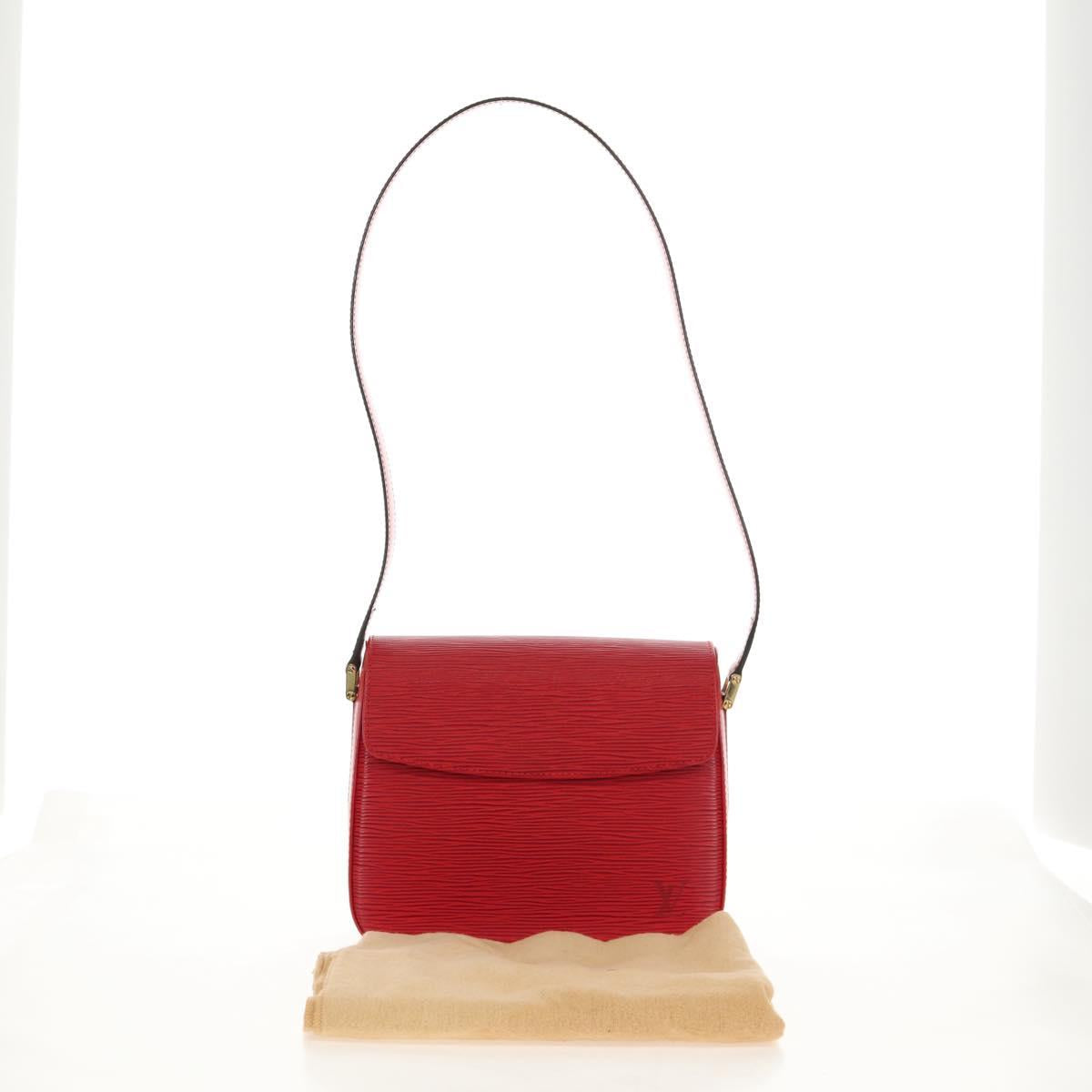 LOUIS VUITTON Epi Bushi Shoulder Bag Red M52207 LV Auth am9421V