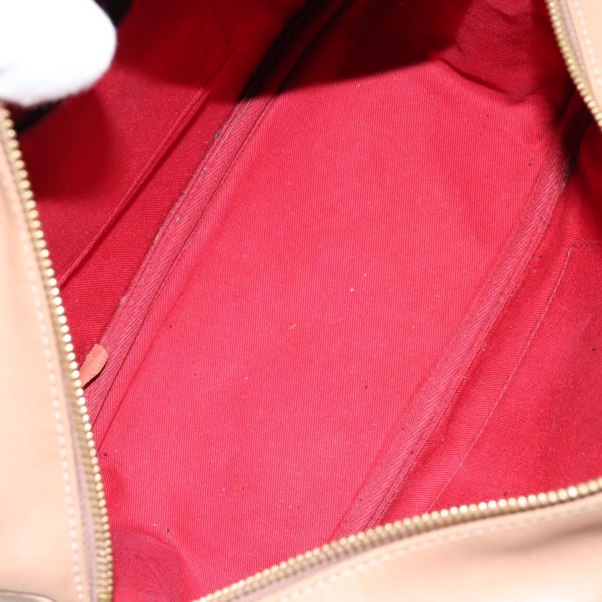 Chloe Eden Shoulder Bag Leather Brown Gold Auth am9424