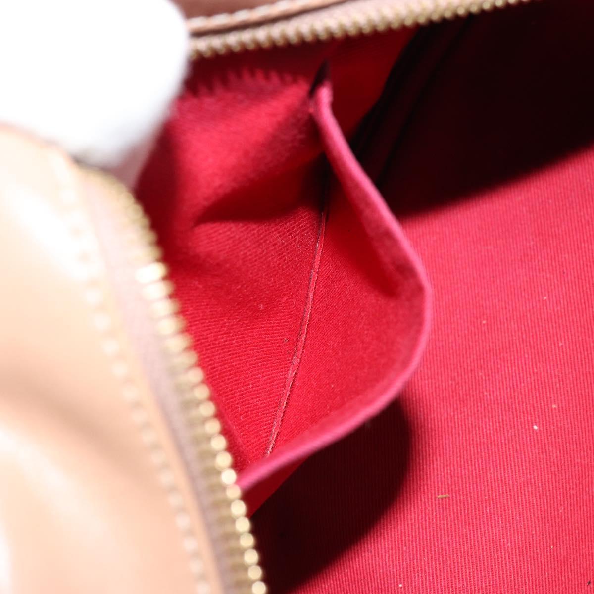 Chloe Eden Shoulder Bag Leather Brown Gold Auth am9424