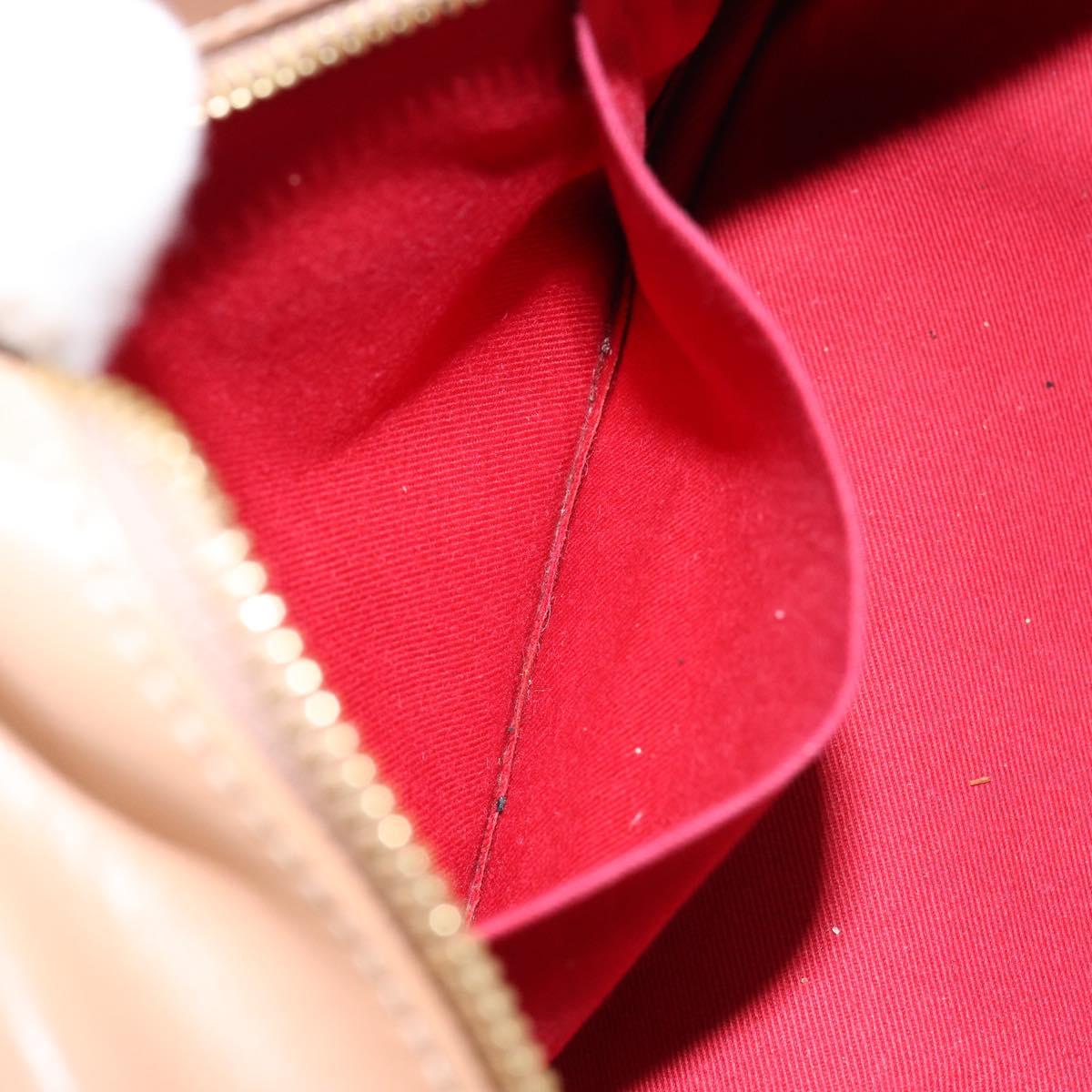 Chloe Eden Shoulder Bag Leather Brown Gold Auth am9424