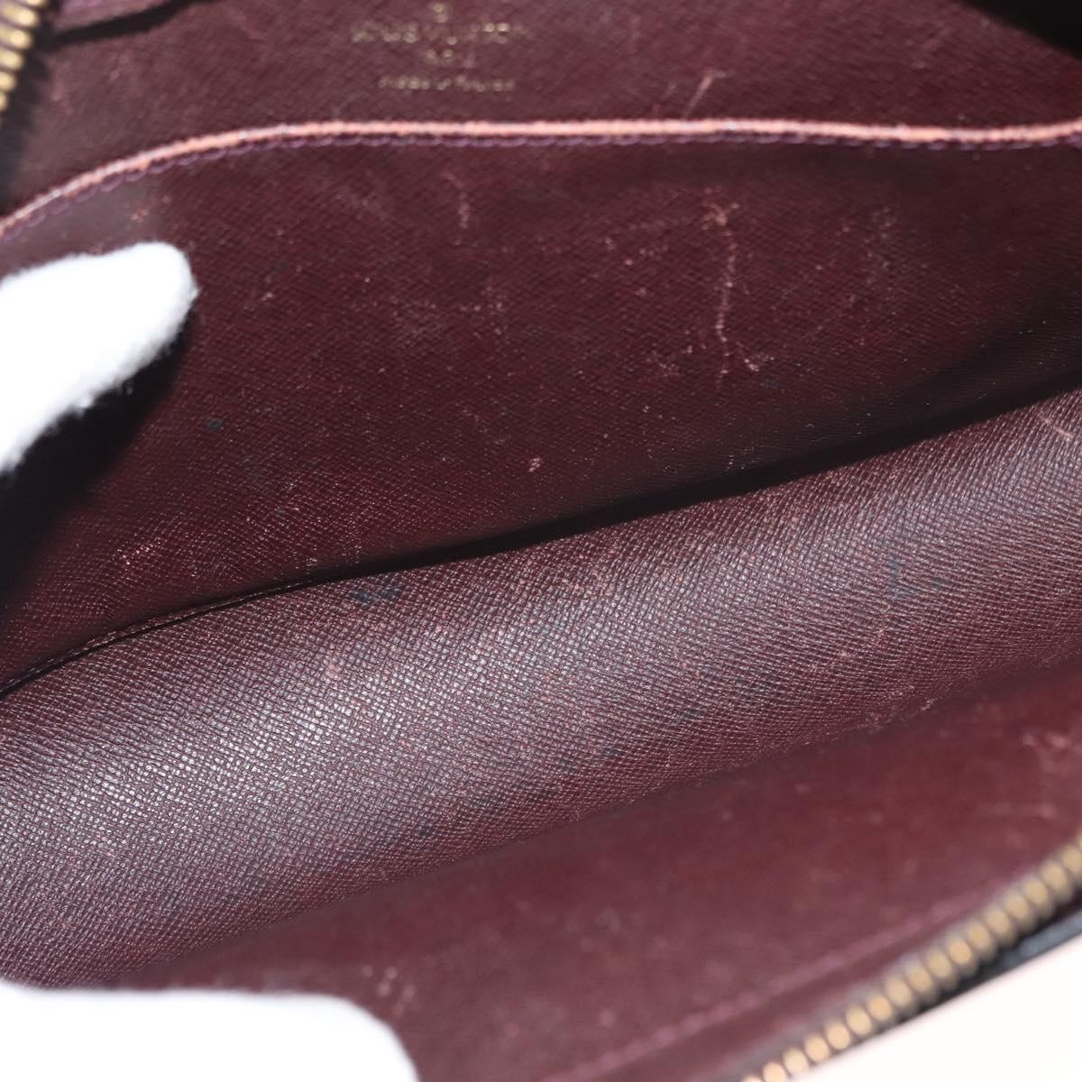 LOUIS VUITTON Taiga Baikal Clutch Bag Acajou M30186 LV Auth am9432