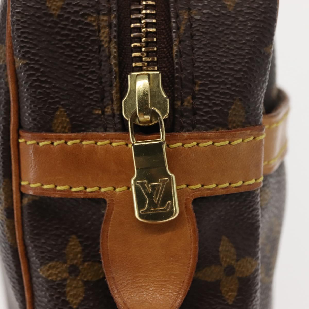 LOUIS VUITTON Monogram Compiegne 28 Clutch Bag M51845 LV Auth am9433