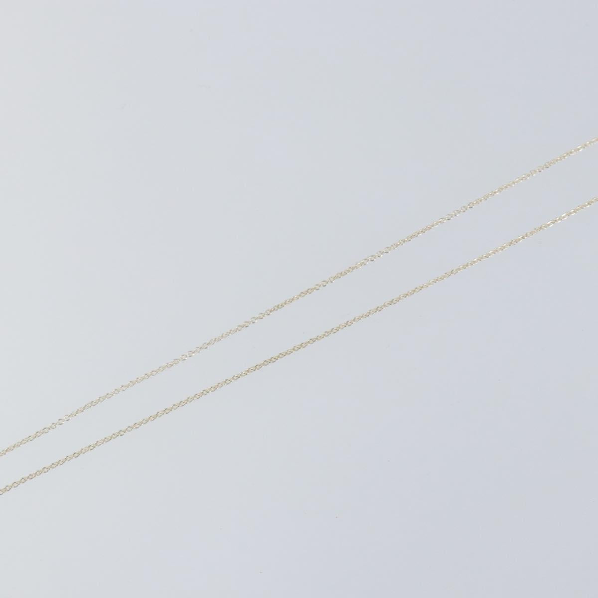 TIFFANY&Co. Cross Kiss Necklace Ag925 Silver Auth am9443