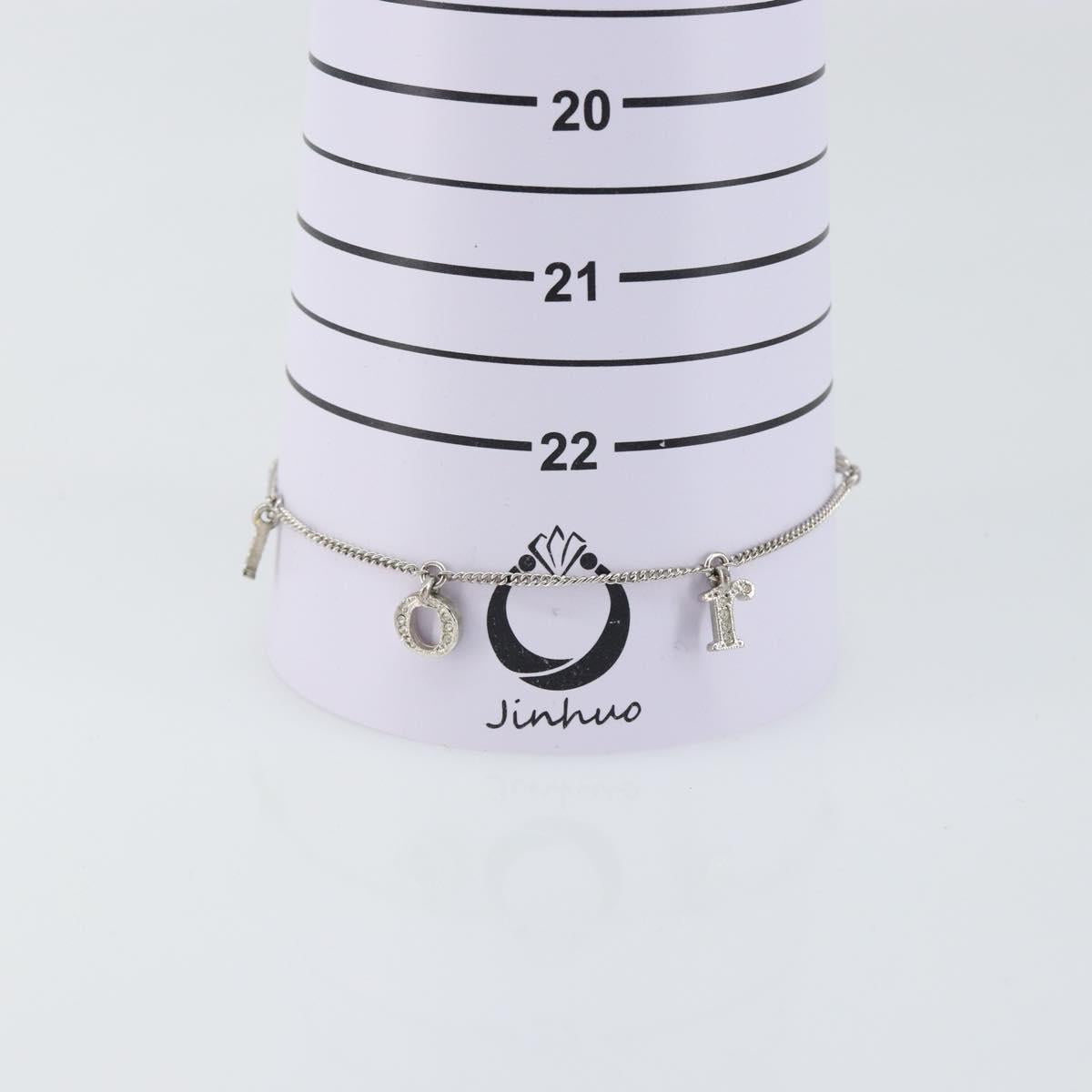 Christian Dior Bracelet metal Silver Auth am9445