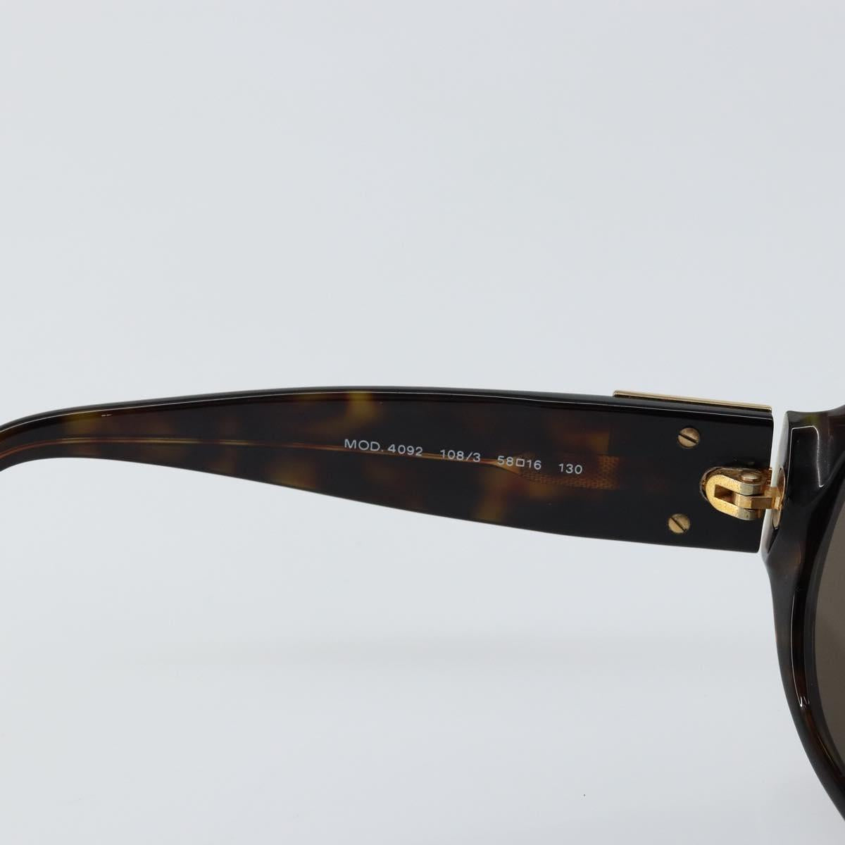 VERSACE Sunglasses plastic Dark Brown Auth am9453