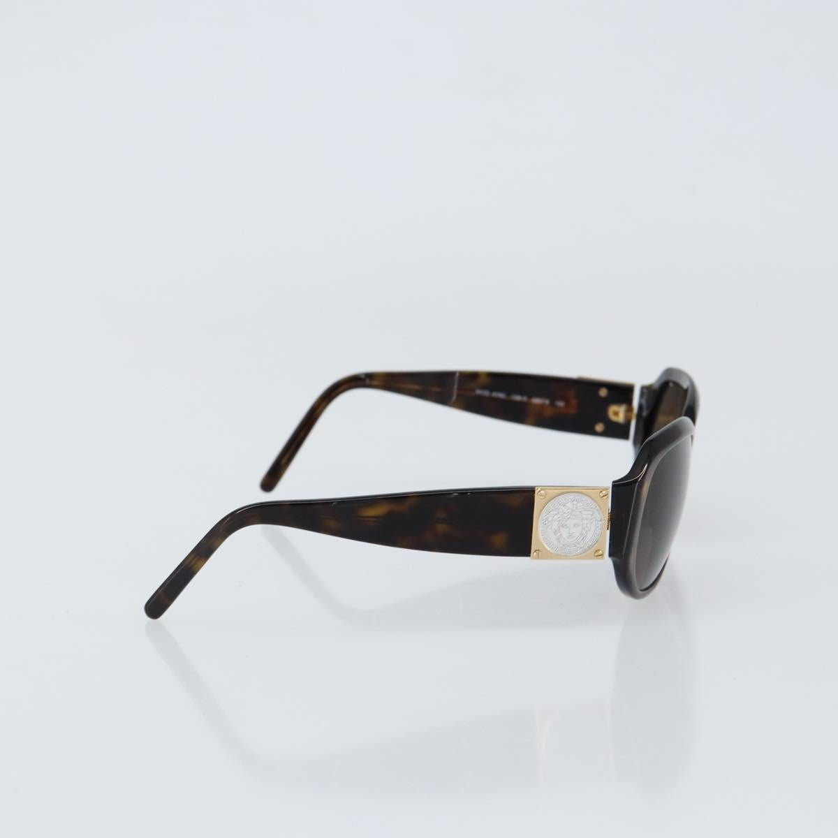 VERSACE Sunglasses plastic Dark Brown Auth am9453