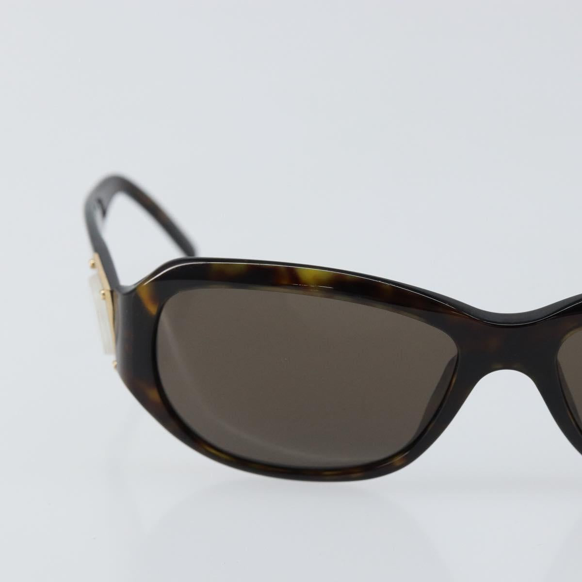 VERSACE Sunglasses plastic Dark Brown Auth am9453
