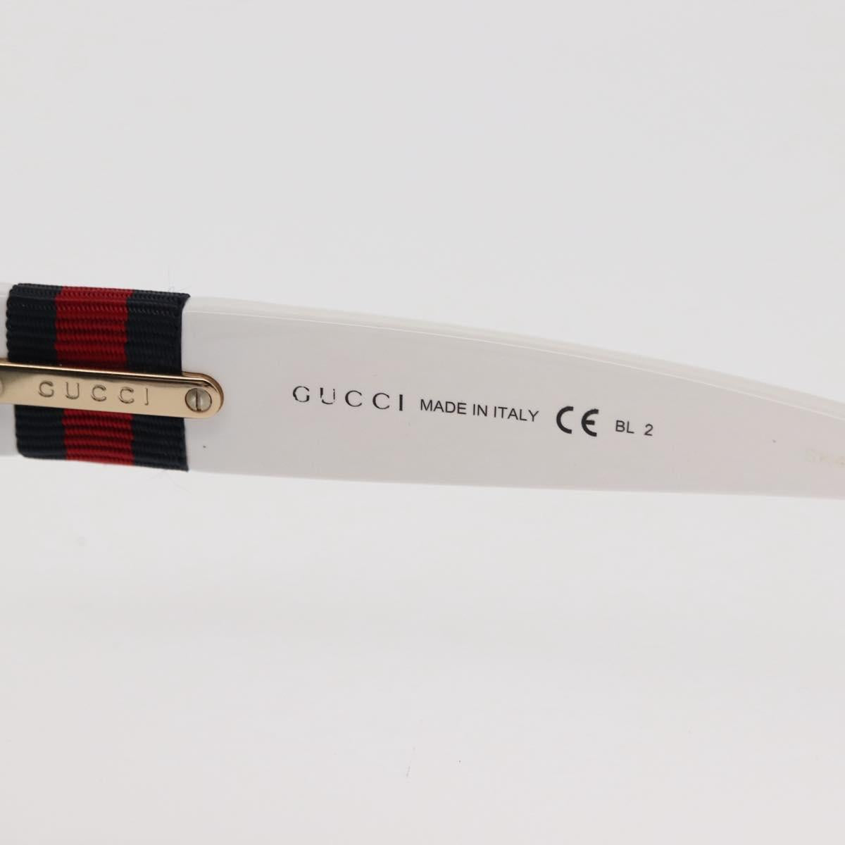 GUCCI Interlocking G Sunglasses plastic Blue White Auth am9454V