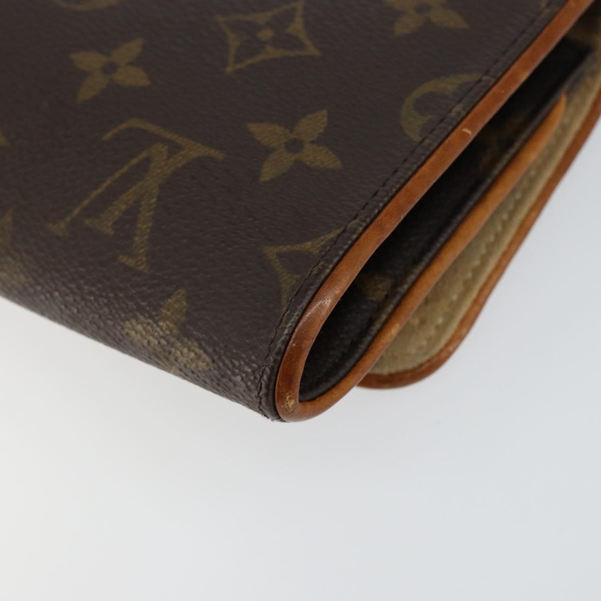 LOUIS VUITTON Monogram Pochette Twin GM Shoulder Bag M51852 LV Auth am9475