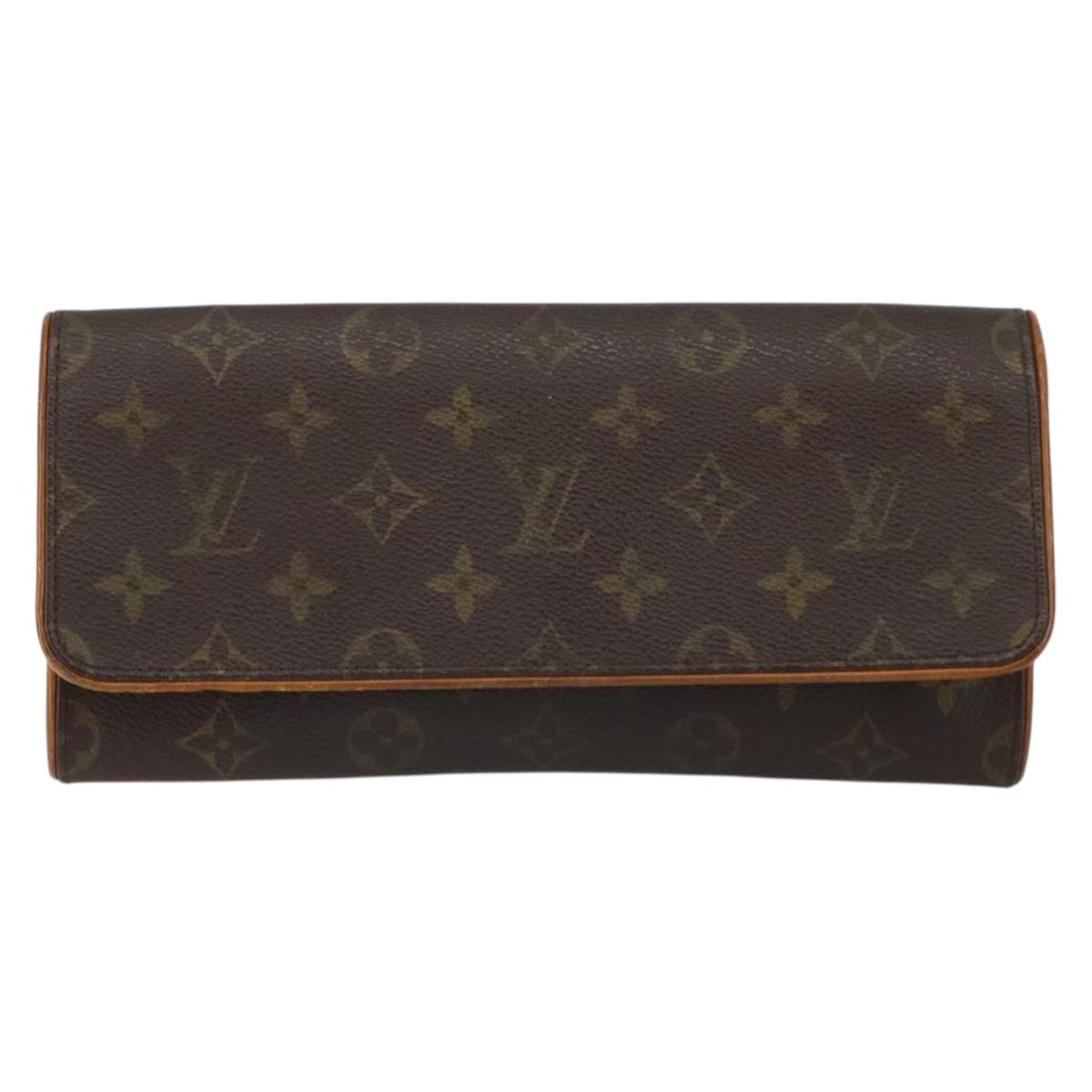 LOUIS VUITTON Monogram Pochette Twin GM Shoulder Bag M51852 LV Auth am9475
