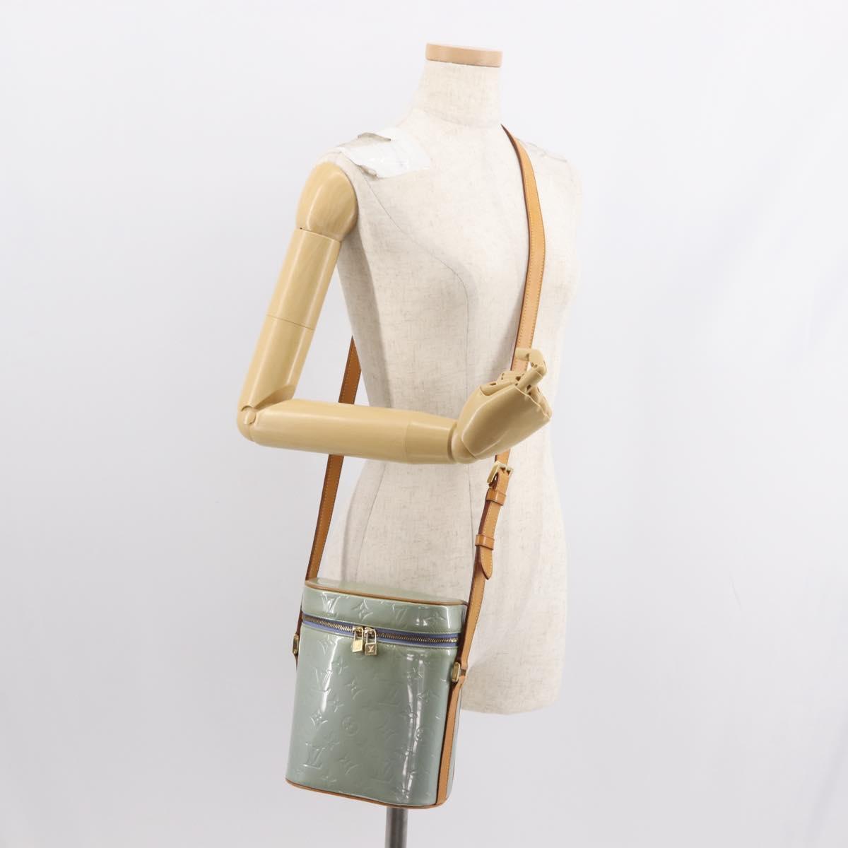 LOUIS VUITTON Monogram Vernis Sullivan Vertical Bag Lavande M91258 Auth am9476