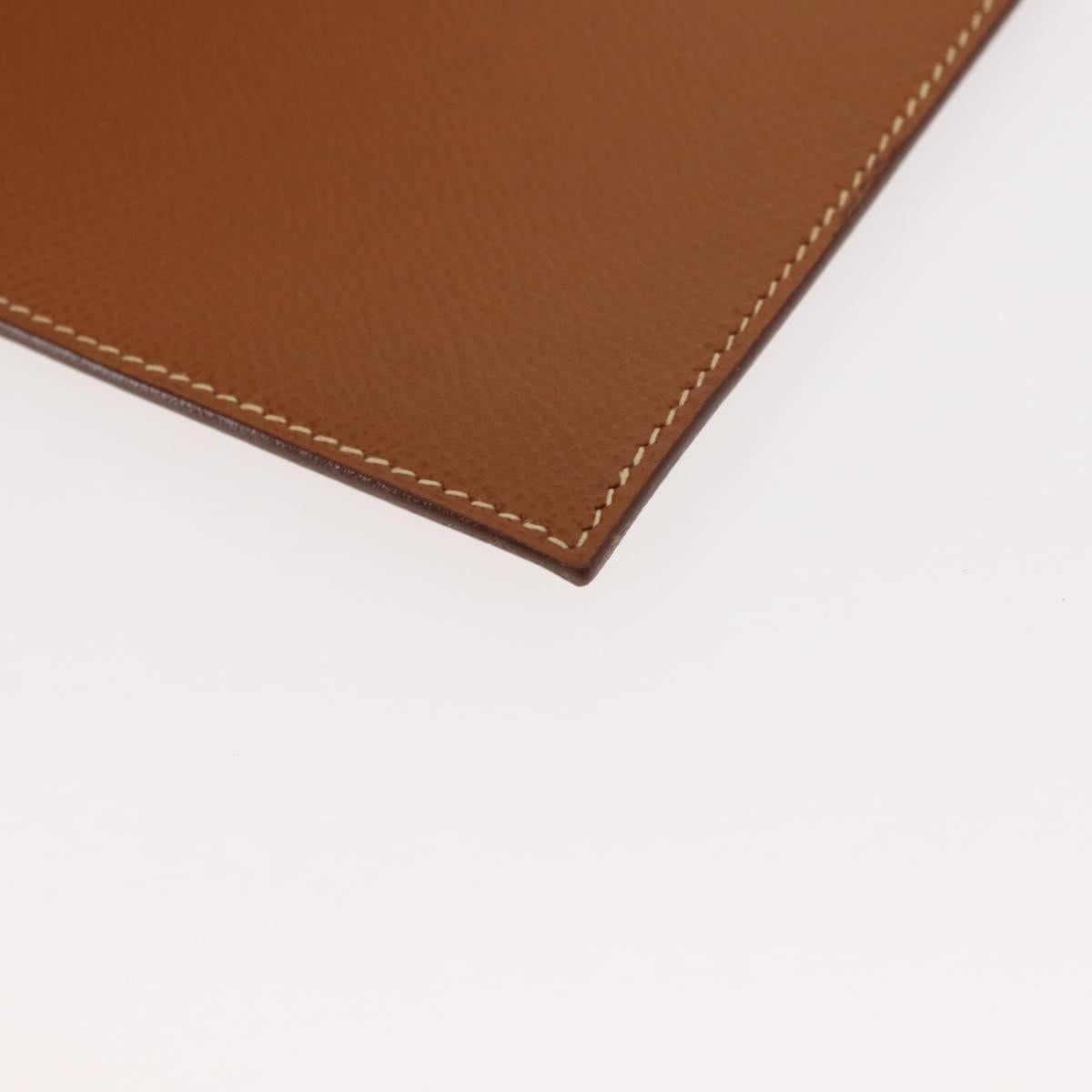 HERMES Epsom Agenda GM Day Leather Brown Auth am9480V