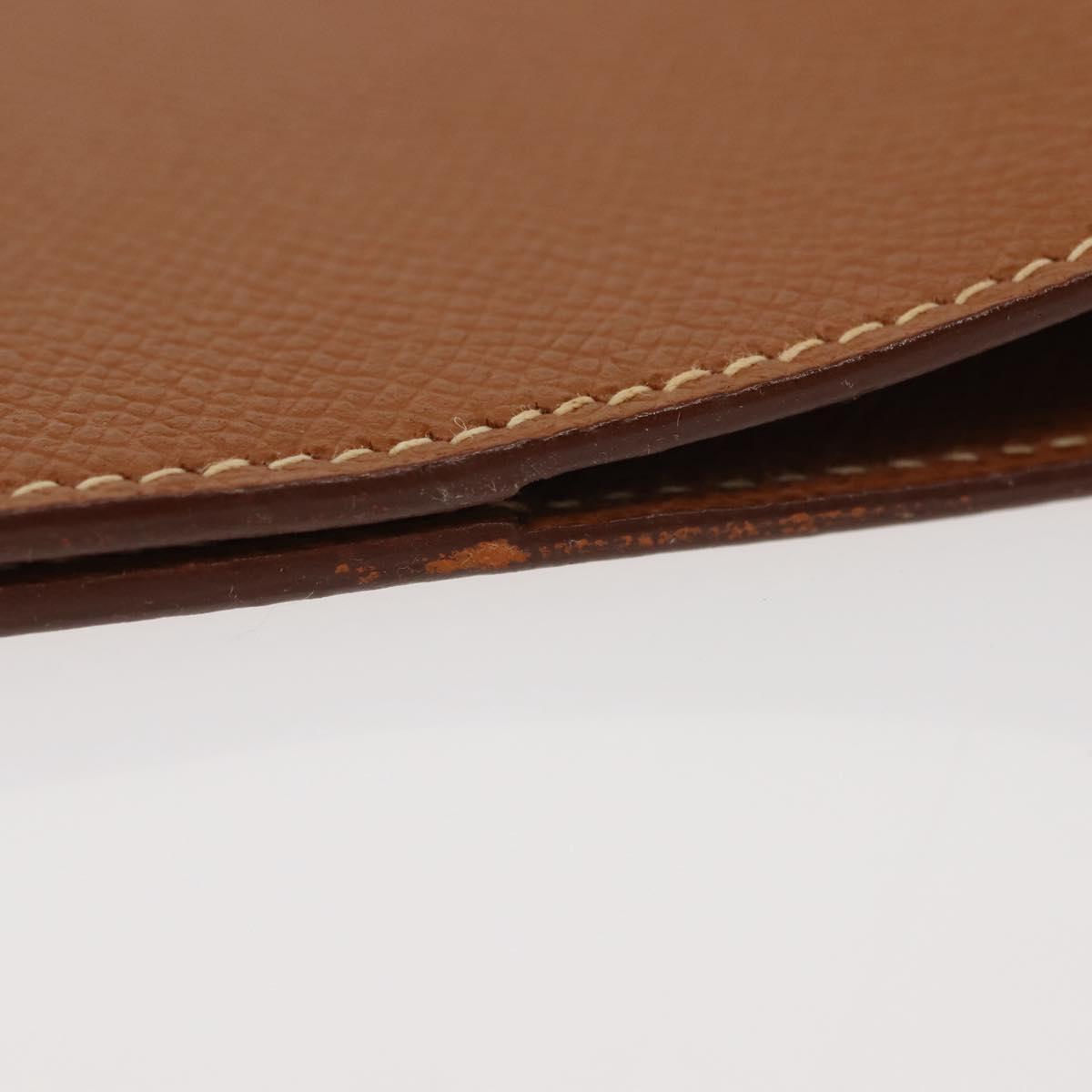 HERMES Epsom Agenda GM Day Leather Brown Auth am9480V