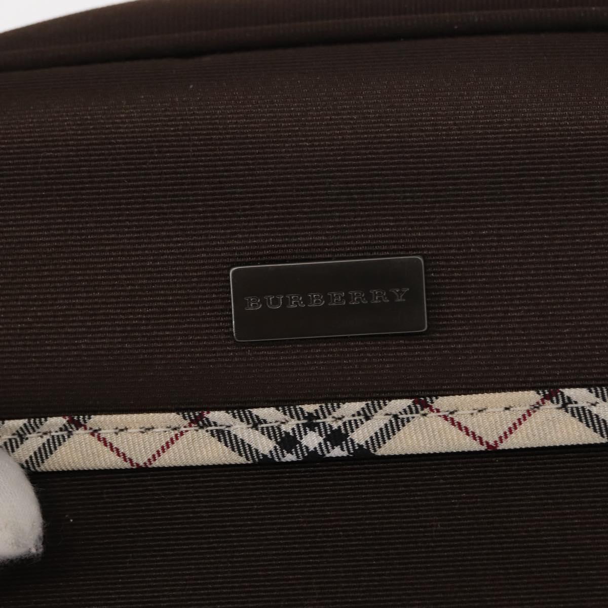 BURBERRY Nova Check Handkerchief Pouch Canvas 2 Set Brown Beige Auth am9497