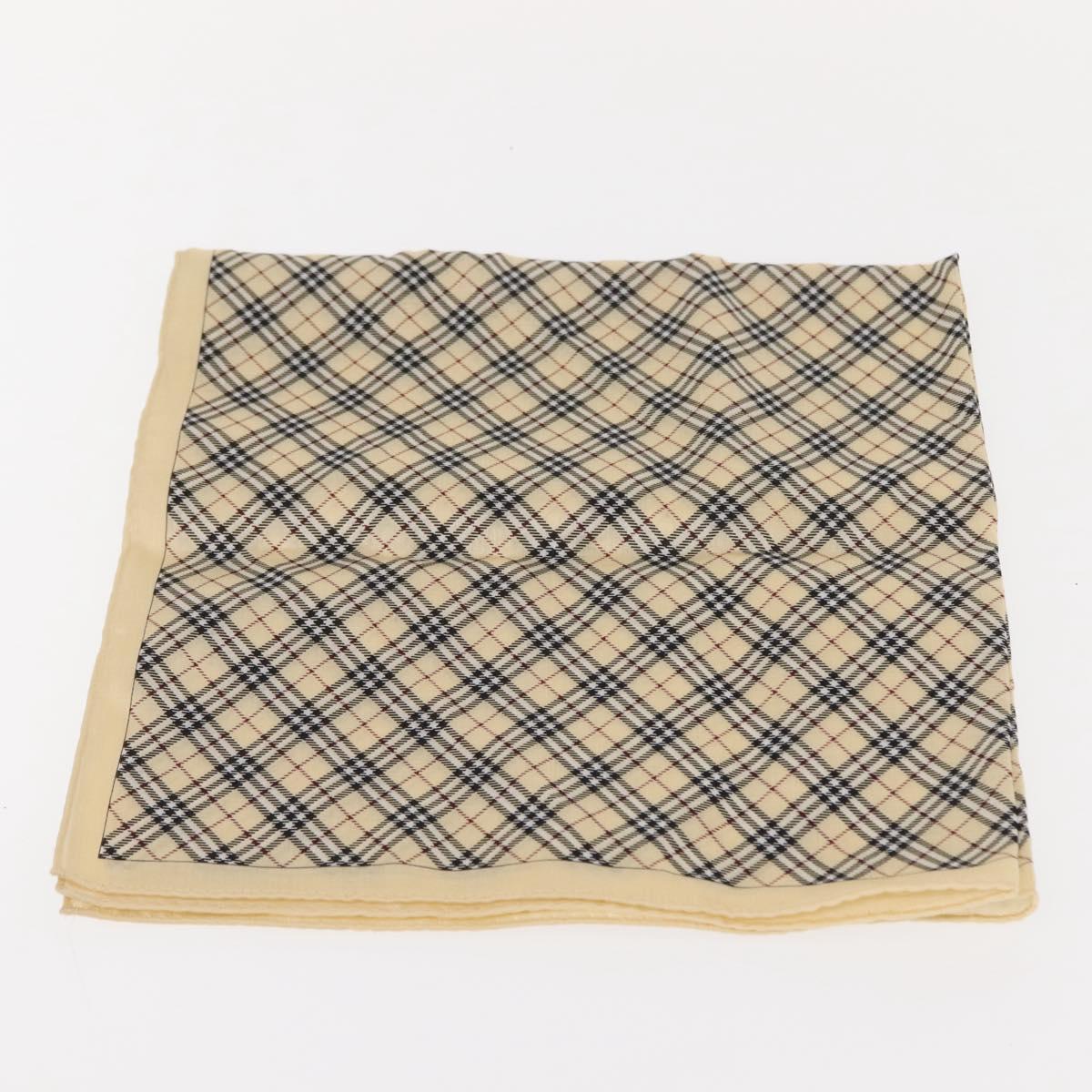 BURBERRY Nova Check Handkerchief Pouch Canvas 2 Set Brown Beige Auth am9497