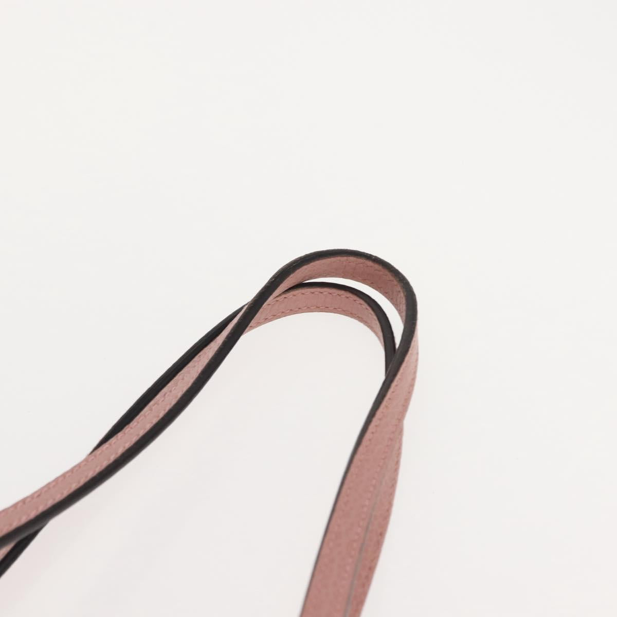 GUCCI Swing Tote Bag Leather Pink Gold 354408 Auth am9500