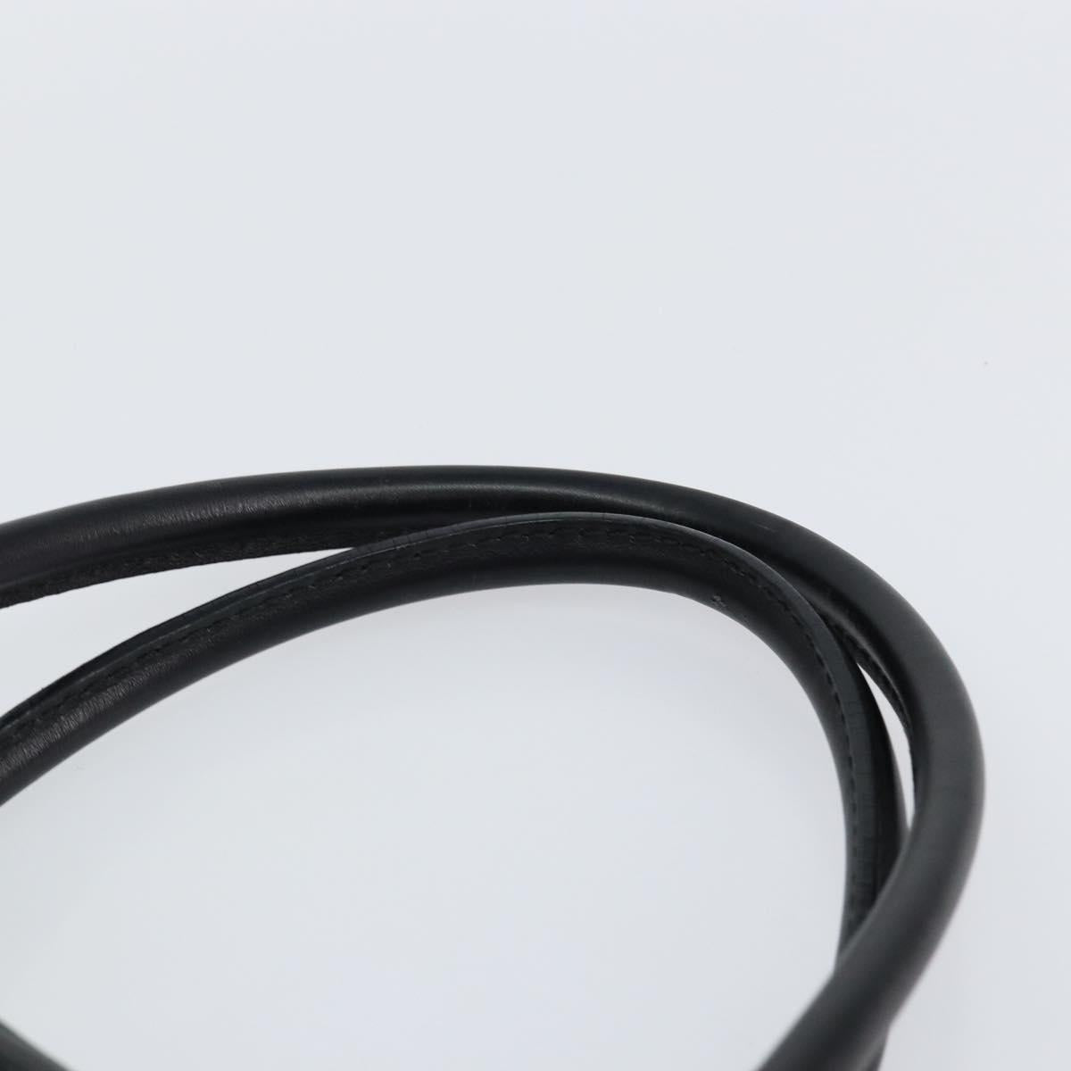 GUCCI GG Canvas Guccissima Tote Bag Leather Black Gold 296835 Auth am9501V