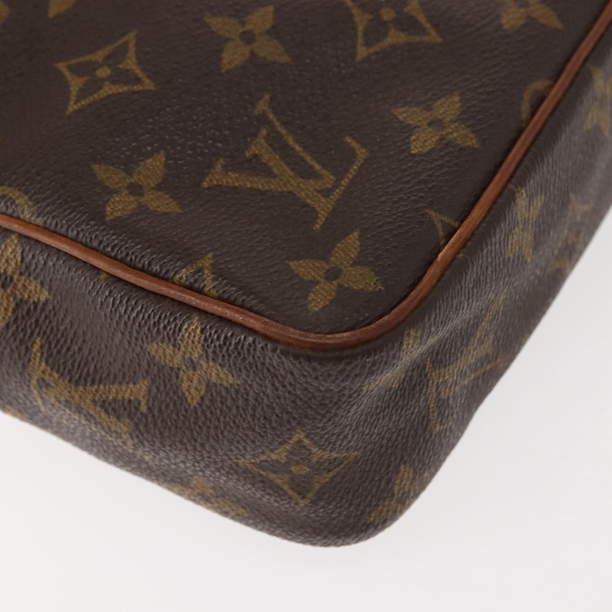 LOUIS VUITTON Monogram Compiegne 23 Clutch Bag M51847 LV Auth am9507