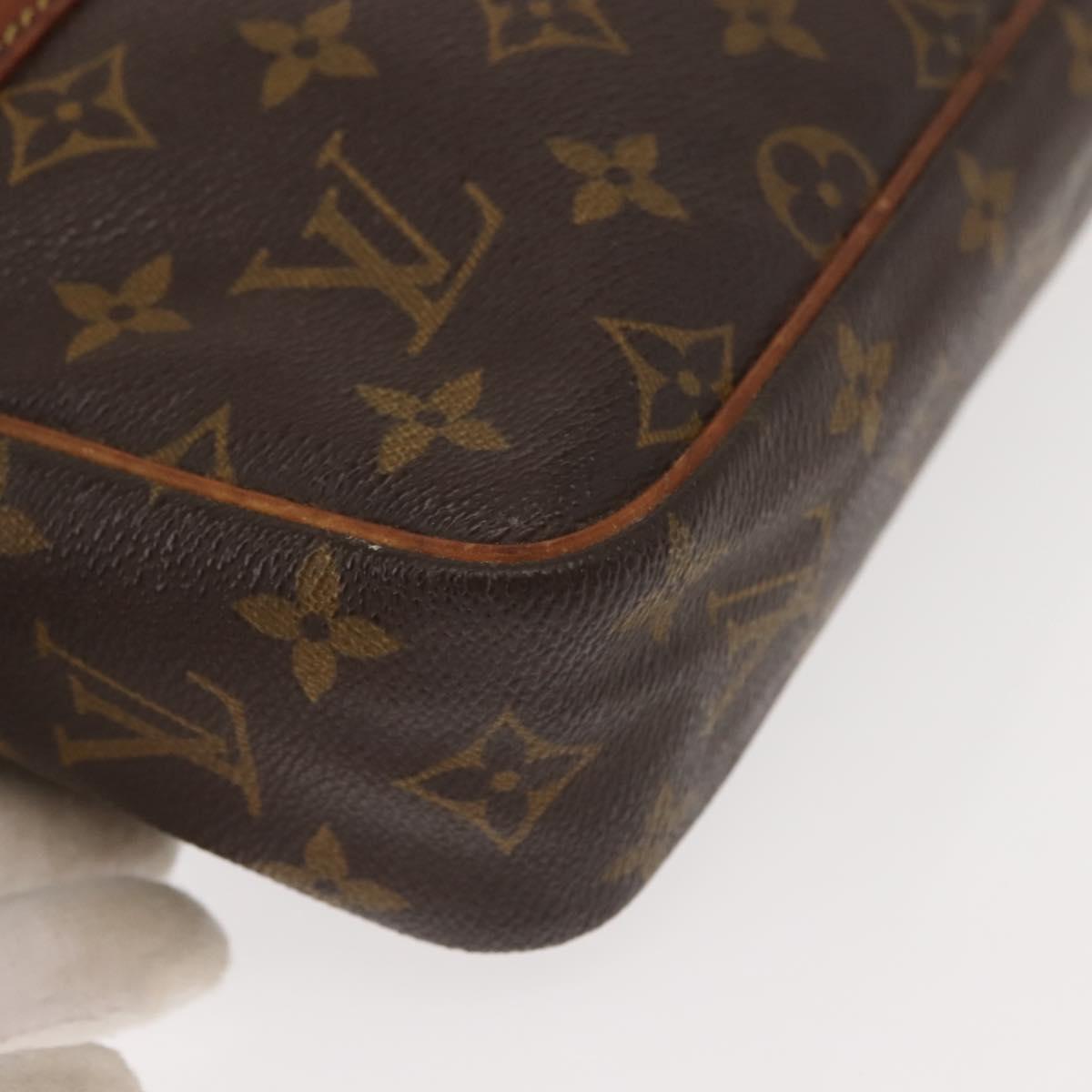 LOUIS VUITTON Monogram Compiegne 23 Clutch Bag M51847 LV Auth am9507