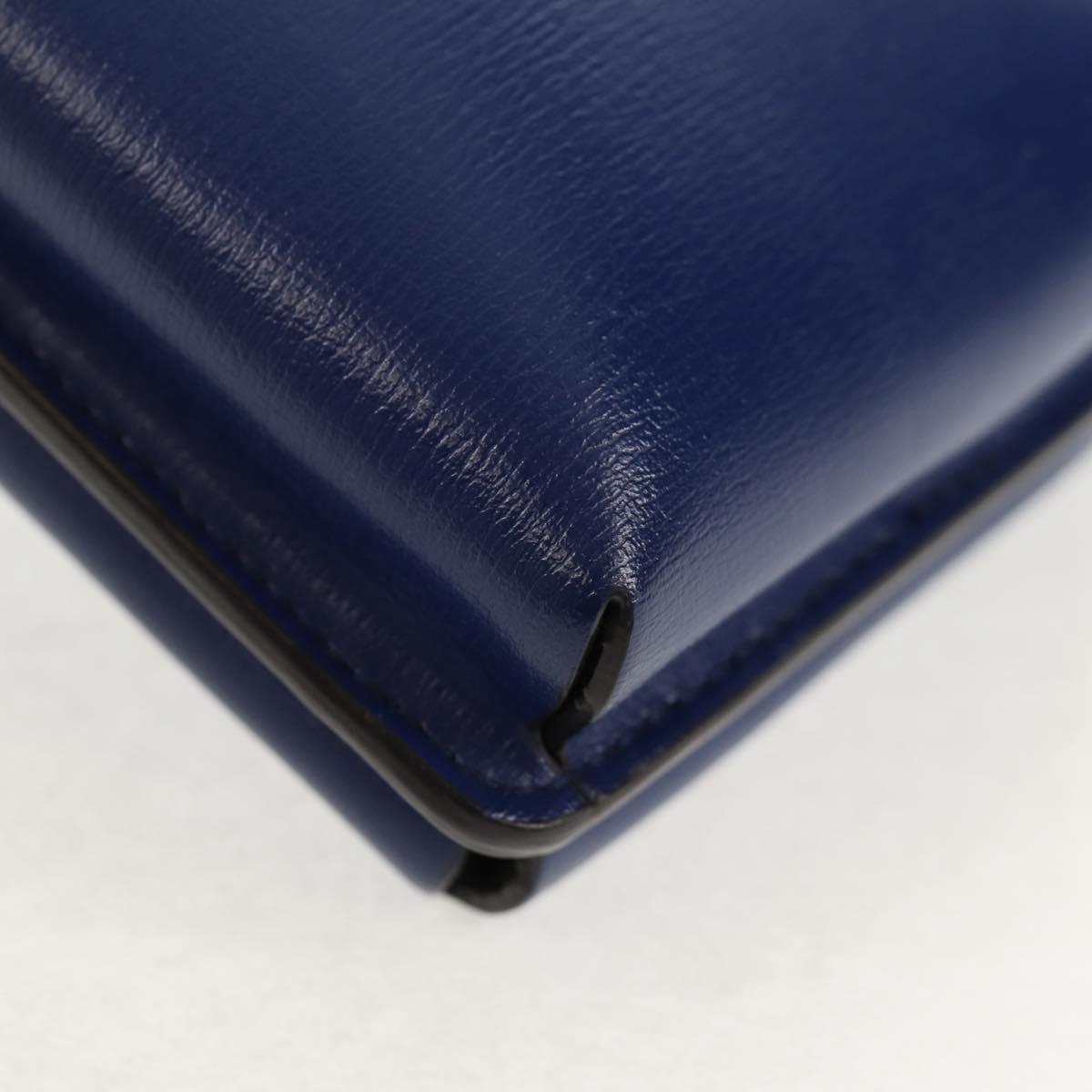 Salvatore Ferragamo Vara Chain Shoulder Phone Case Vala Blue Auth am9515V