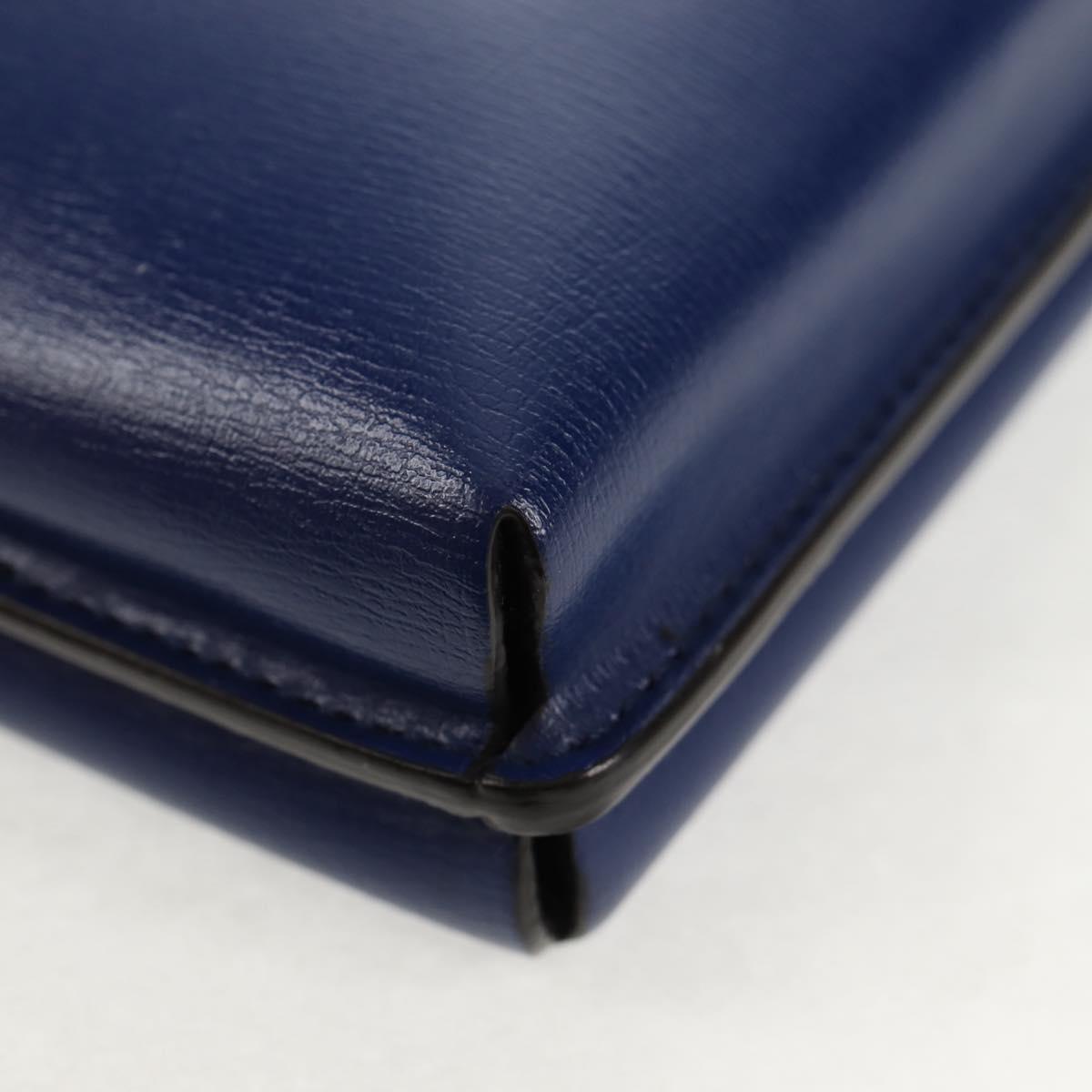 Salvatore Ferragamo Vara Chain Shoulder Phone Case Vala Blue Auth am9515V