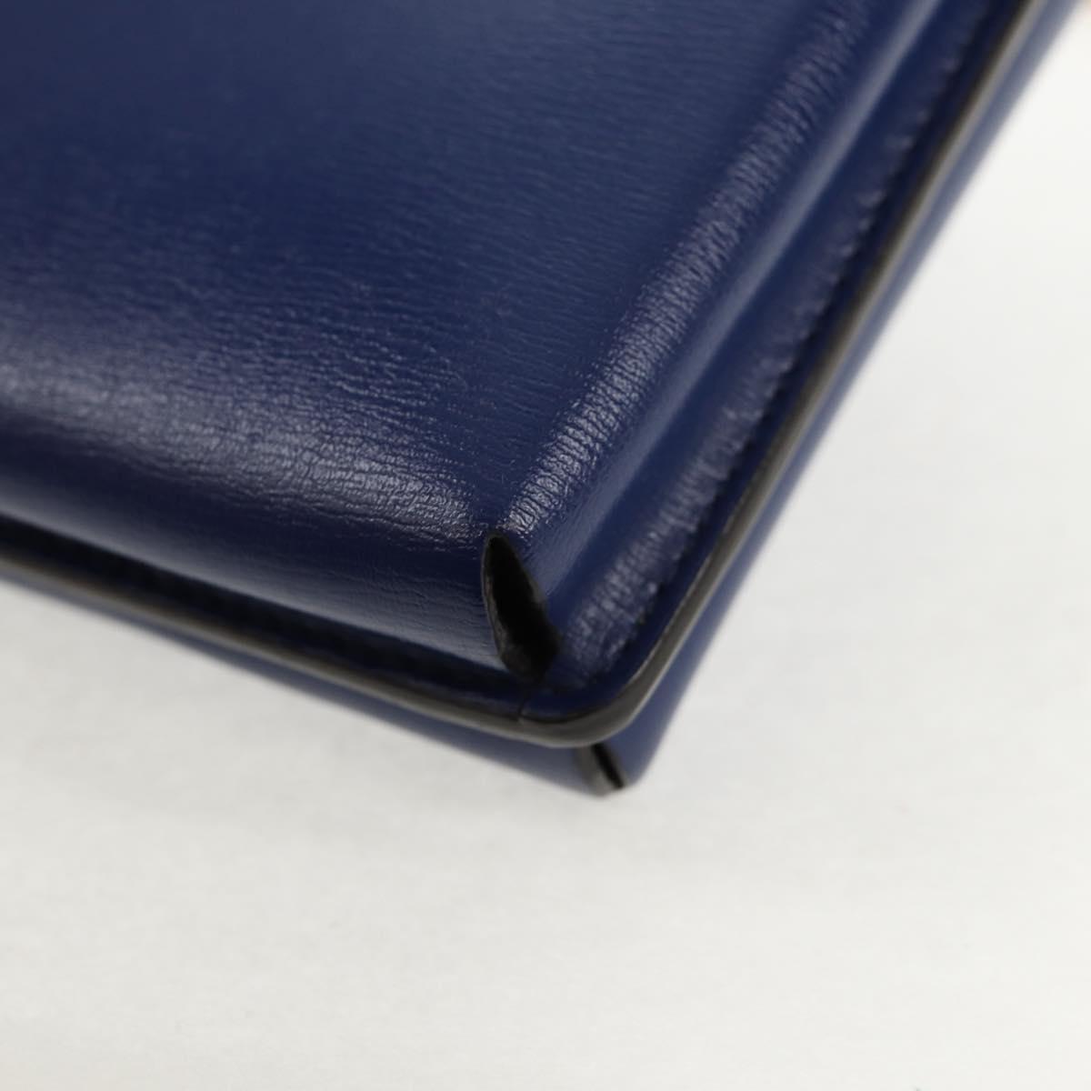 Salvatore Ferragamo Vara Chain Shoulder Phone Case Vala Blue Auth am9515V