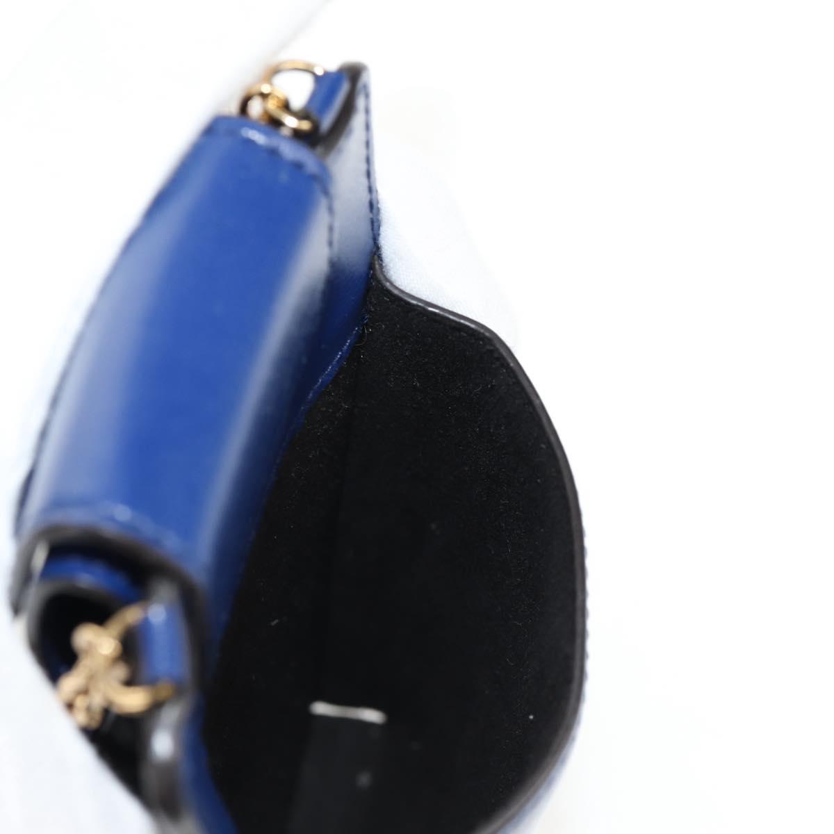 Salvatore Ferragamo Vara Chain Shoulder Phone Case Vala Blue Auth am9515V