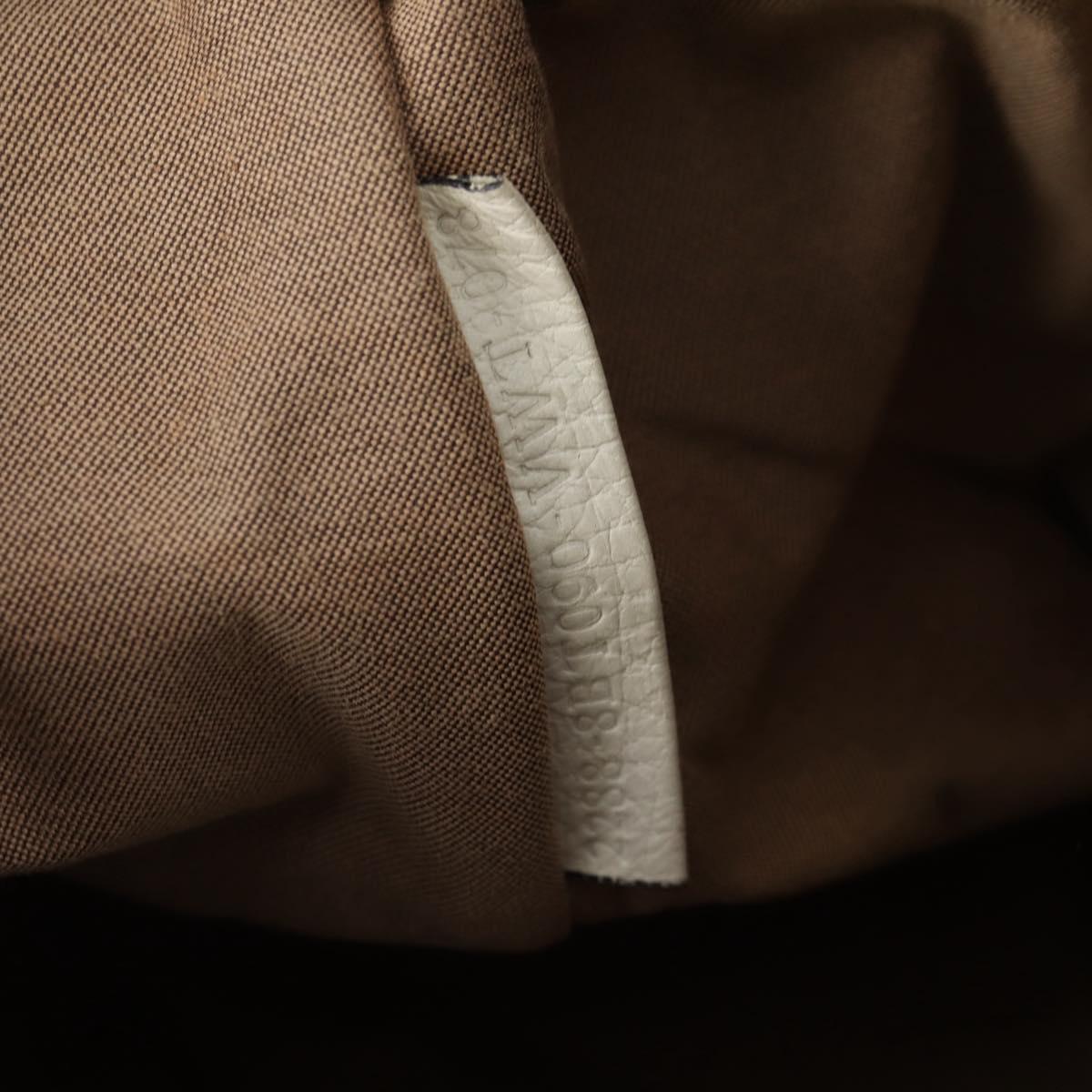 FENDI Zucchino Canvas Shoulder Bag Black Gold Auth am9520V