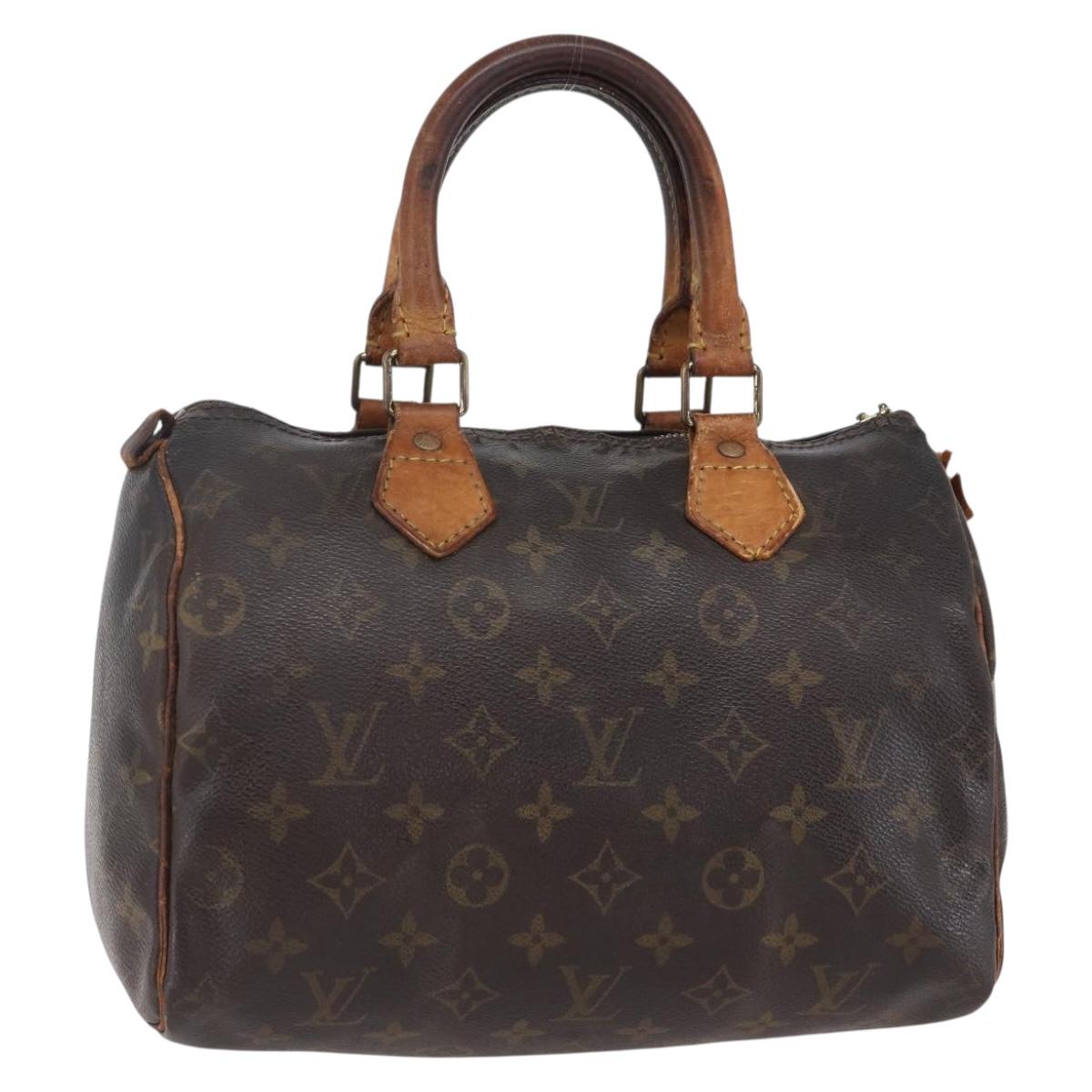 LOUIS VUITTON Monogram Speedy 25 Hand Bag M41528 LV Auth am9524