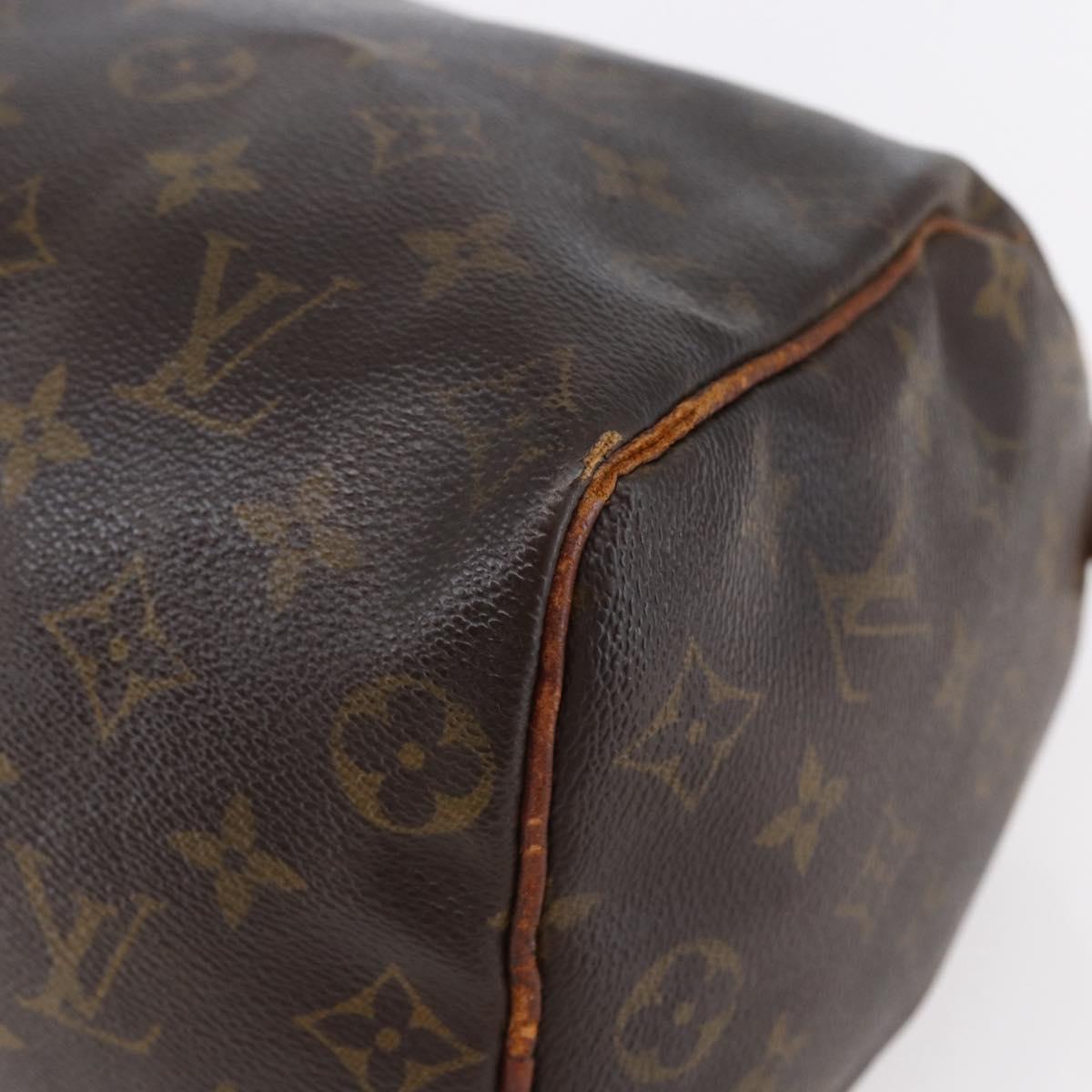 LOUIS VUITTON Monogram Speedy 25 Hand Bag M41528 LV Auth am9524