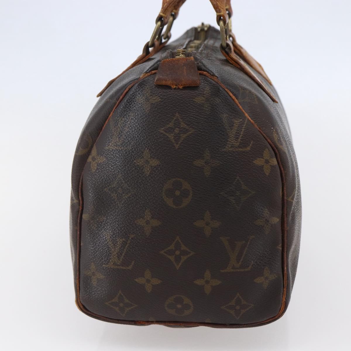 LOUIS VUITTON Monogram Speedy 25 Hand Bag M41528 LV Auth am9524