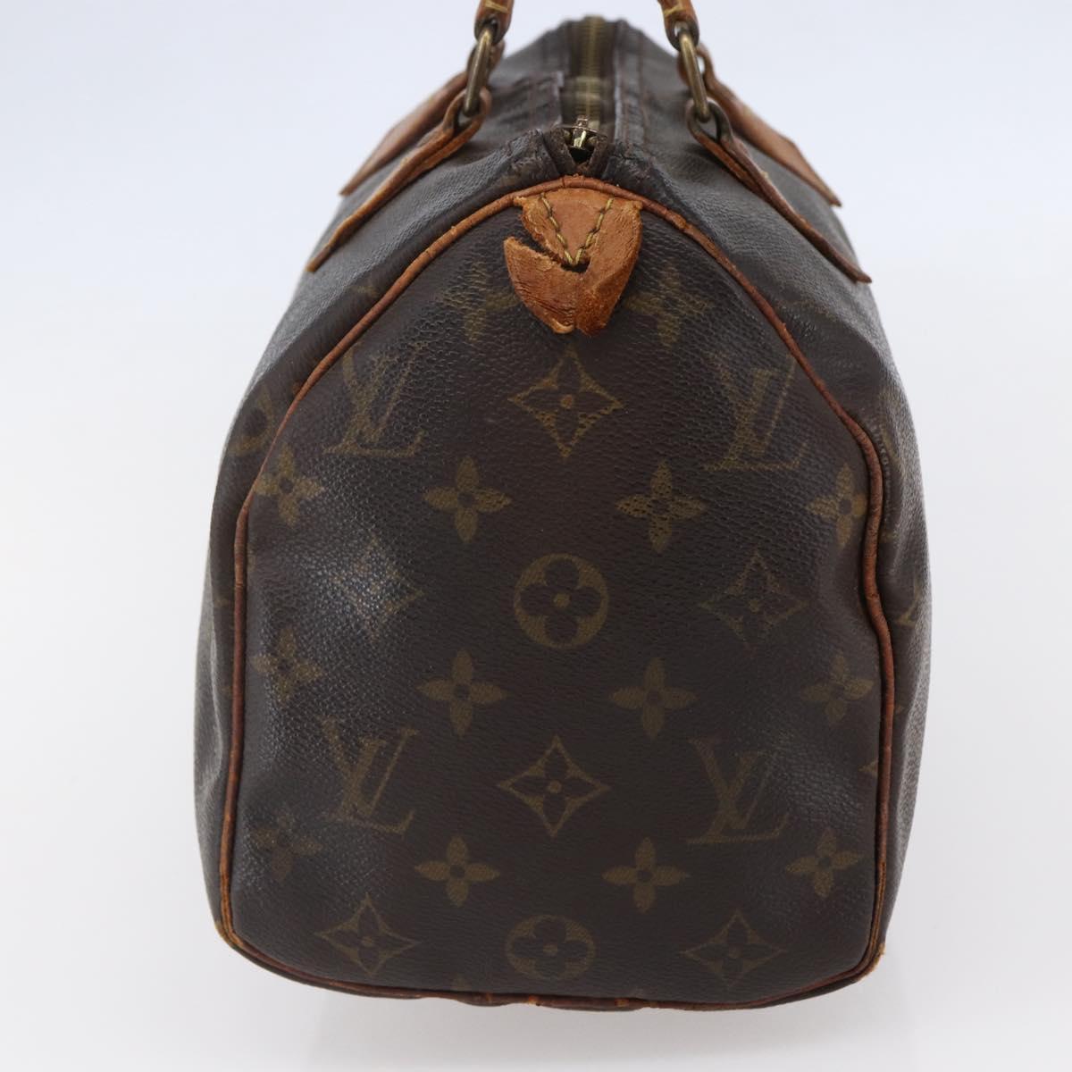 LOUIS VUITTON Monogram Speedy 25 Hand Bag M41528 LV Auth am9524