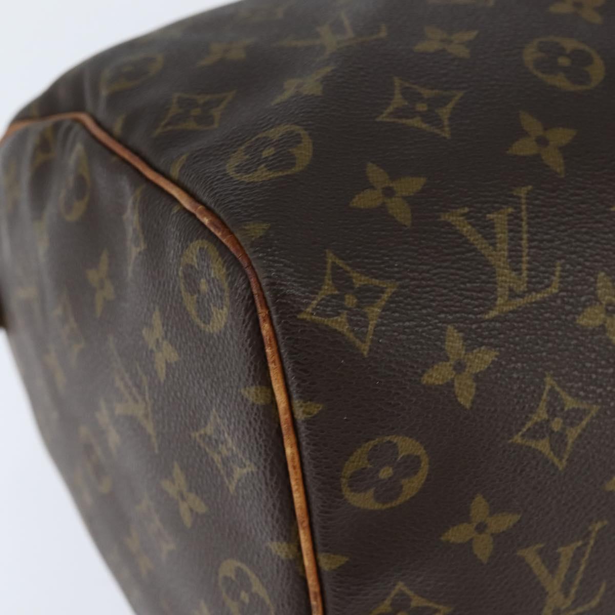 LOUIS VUITTON Monogram Speedy 35 Hand Bag M41524 LV Auth am9526