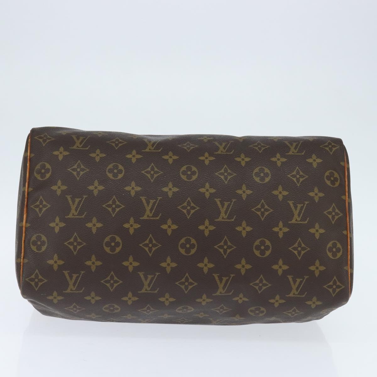 LOUIS VUITTON Monogram Speedy 35 Hand Bag M41524 LV Auth am9526