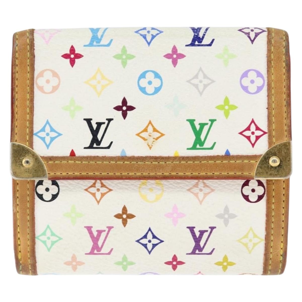 LOUIS VUITTON Multicolor Porte Monnaie Billets Cartes Credit M92983 Auth am9535V