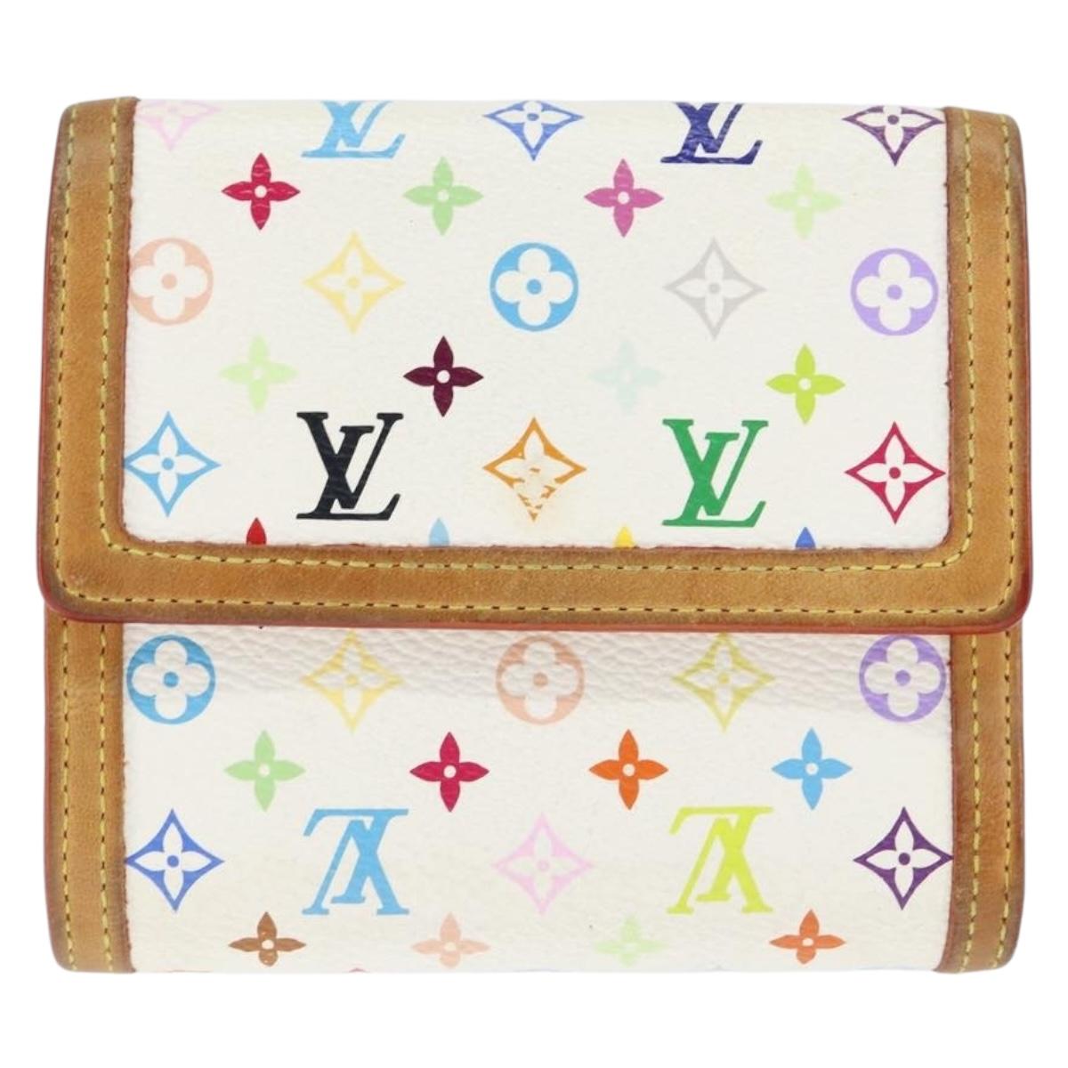LOUIS VUITTON Multicolor Porte Monnaie Billets Cartes Credit M92983 Auth am9535V