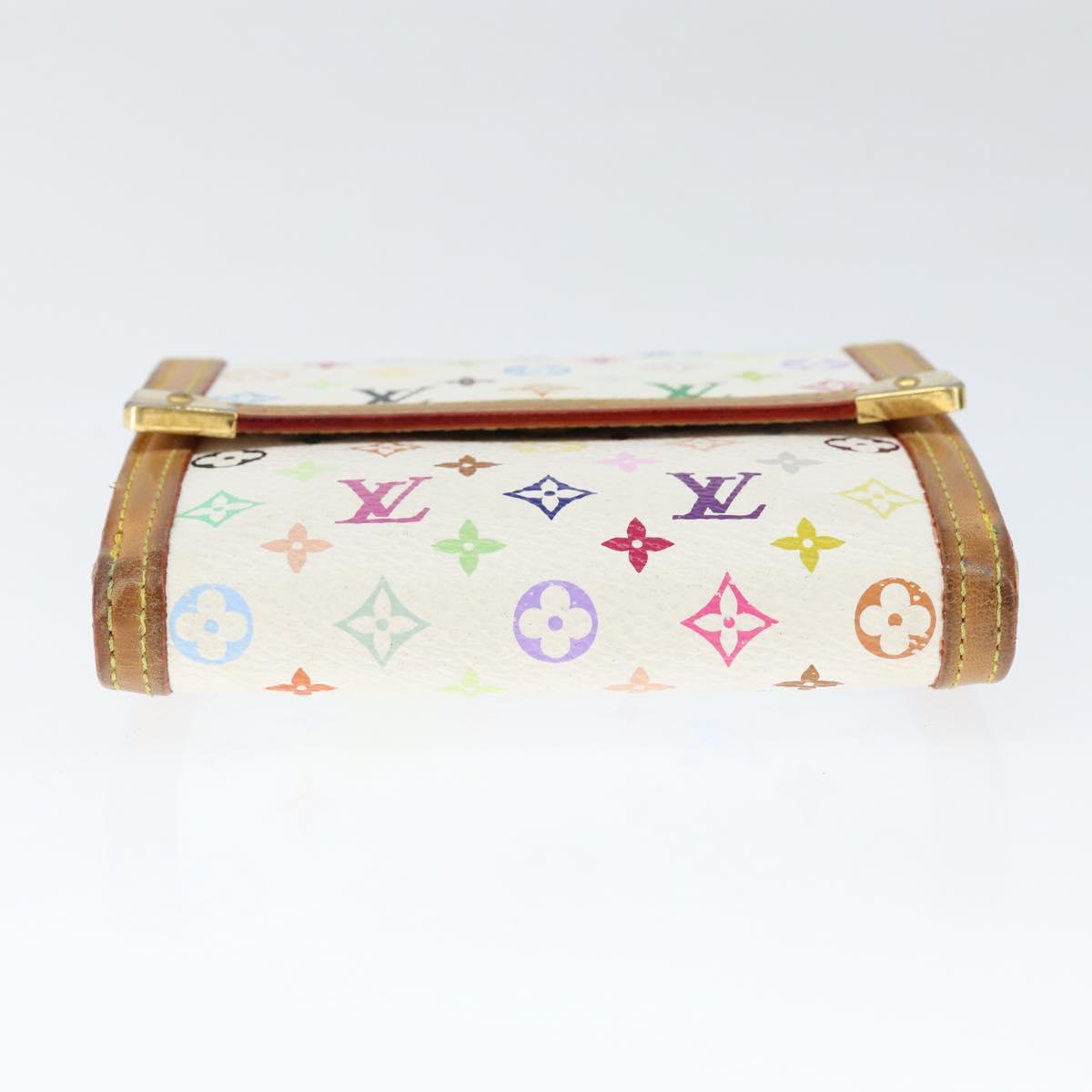 LOUIS VUITTON Multicolor Porte Monnaie Billets Cartes Credit M92983 Auth am9535V