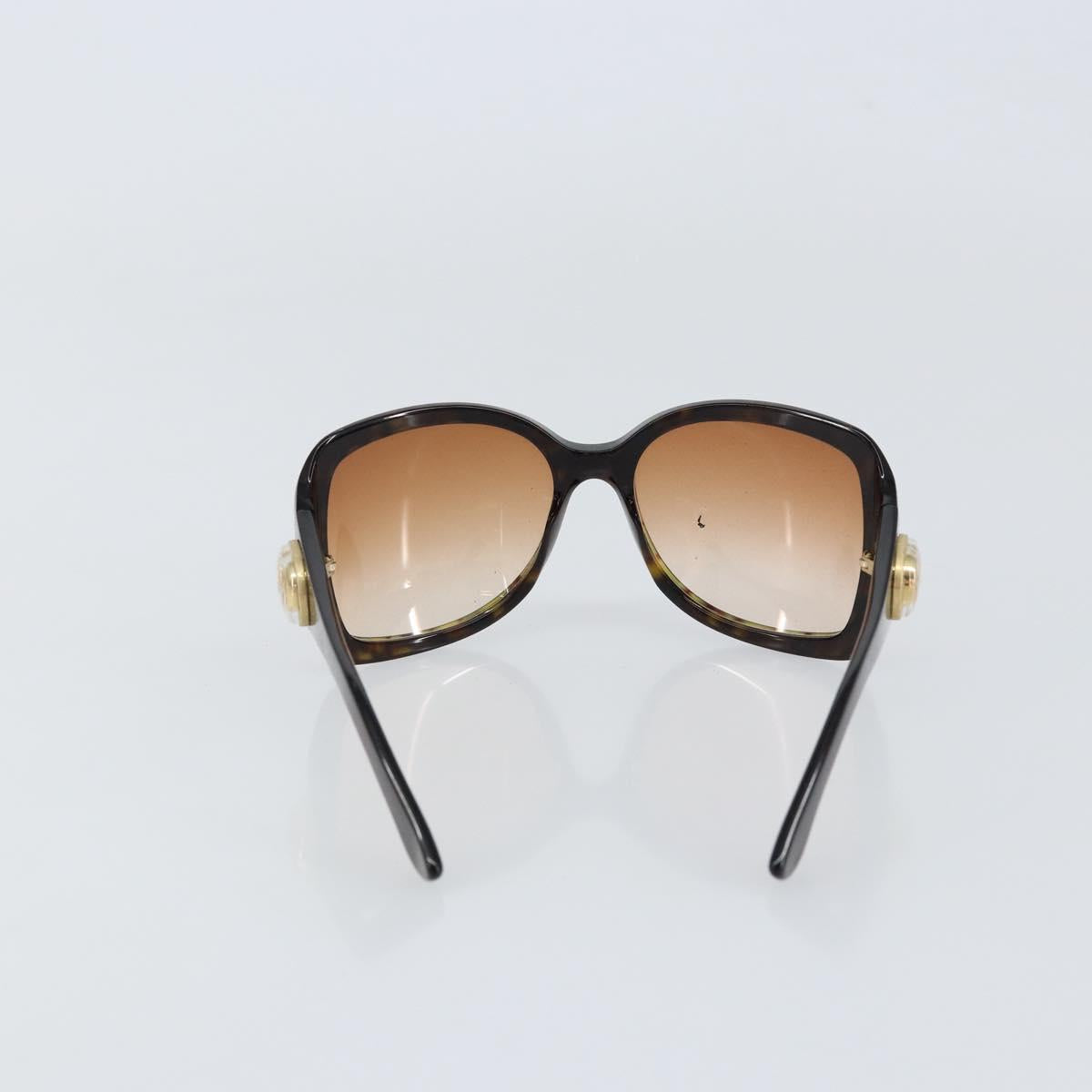 GUCCI Interlocking G Sunglasses plastic Dark Brown Auth am9542
