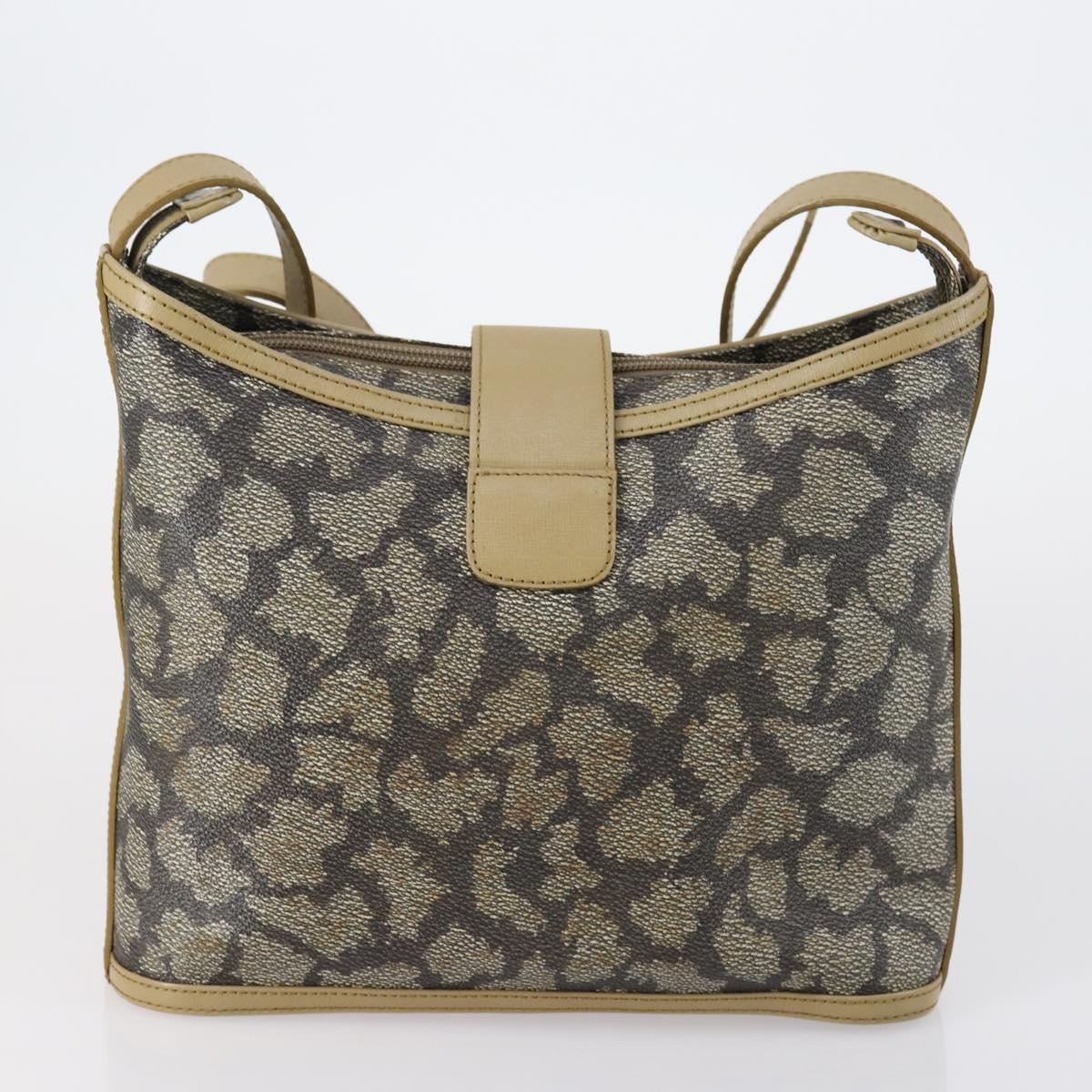 SAINT LAURENT Loewe Shoulder Bag PVC 2 Set Brown Black Auth am9546